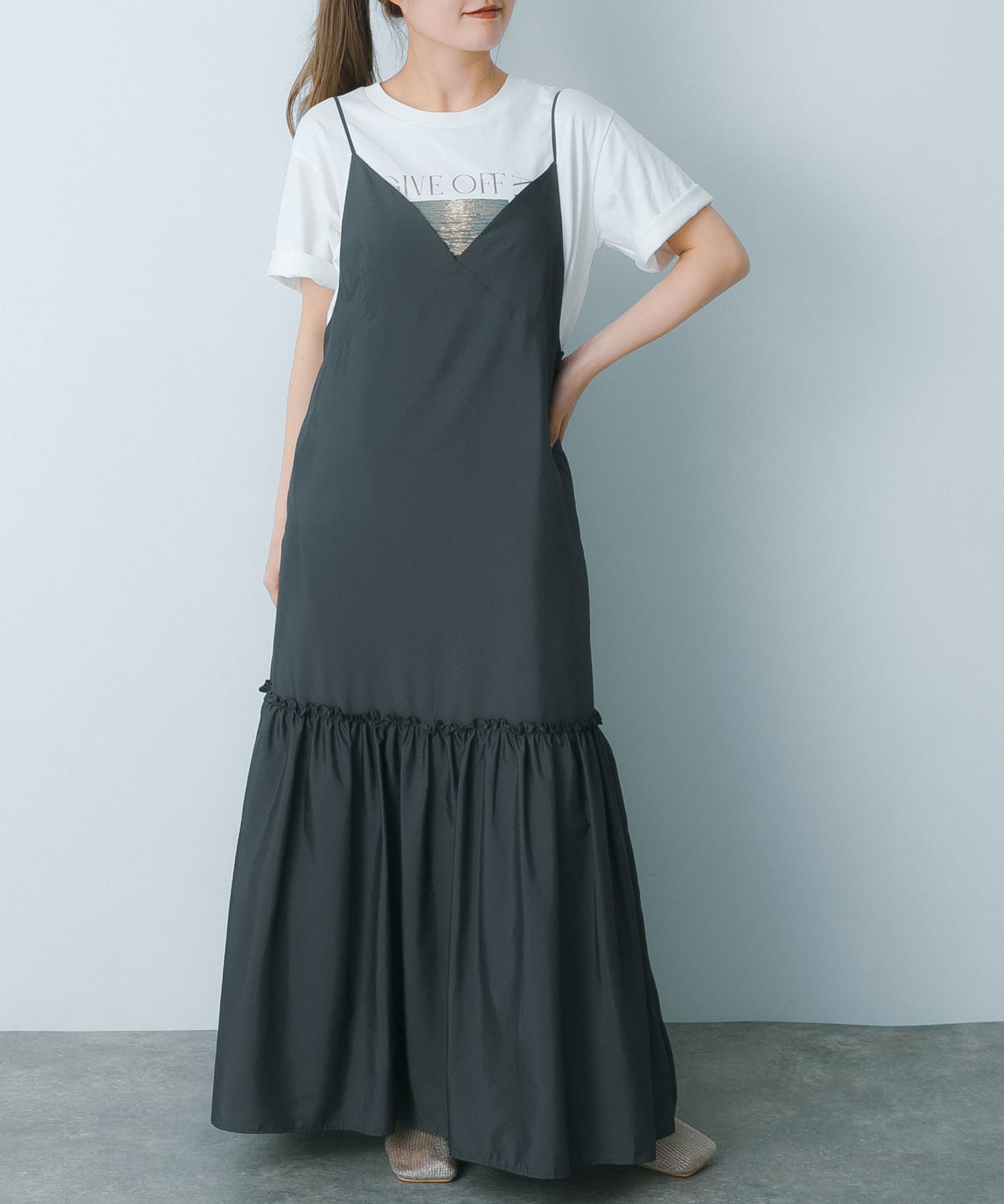 身長：153cm サイズ：one