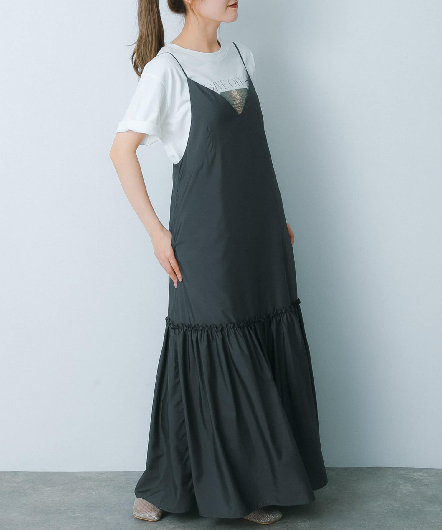 身長：153cm サイズ：one