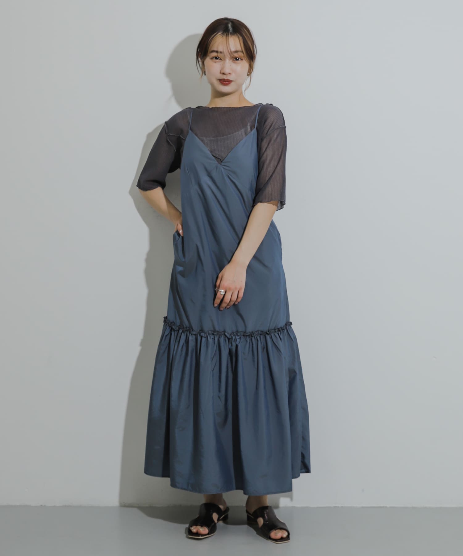 身長：158cm サイズ：one