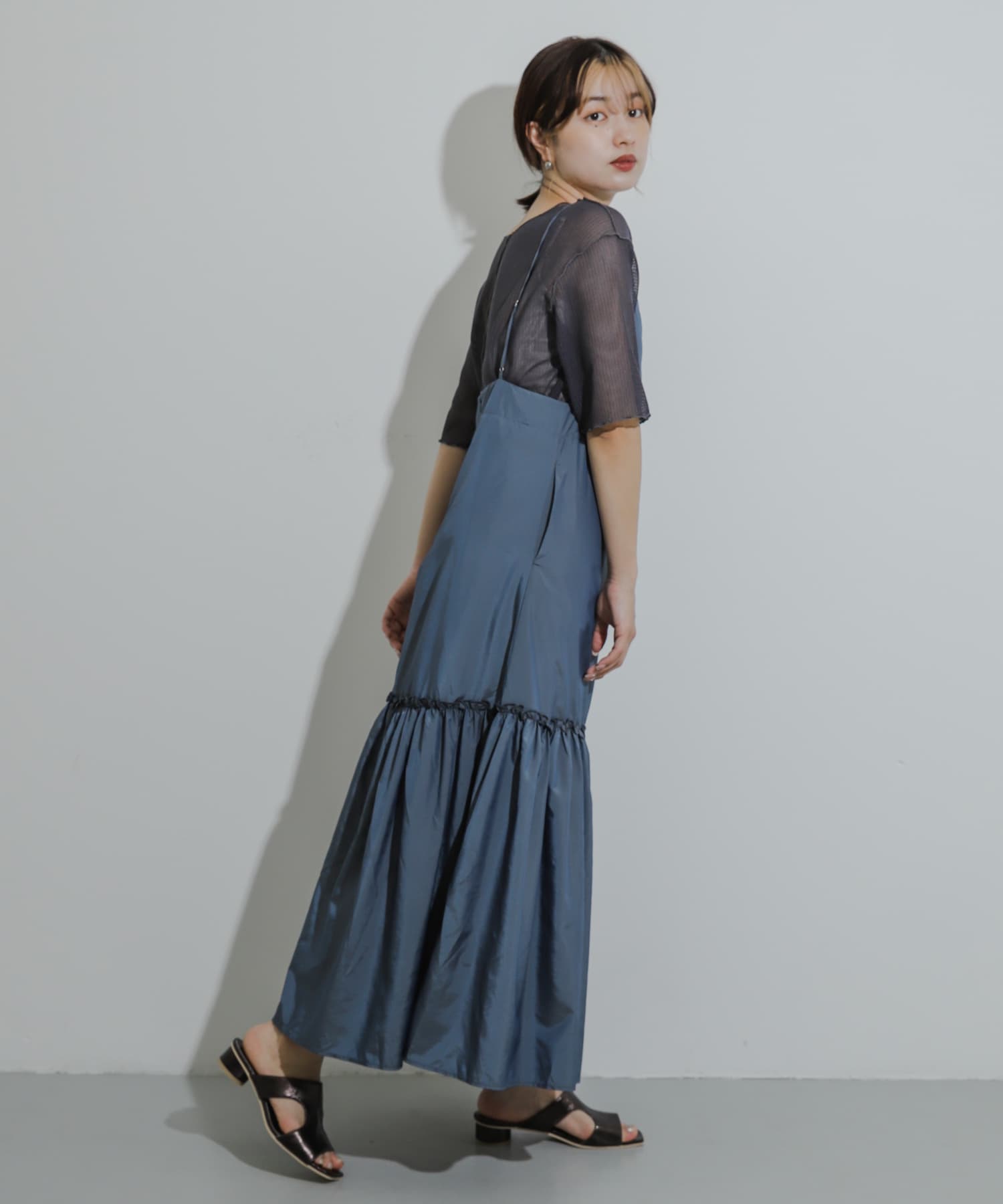 身長：158cm サイズ：one