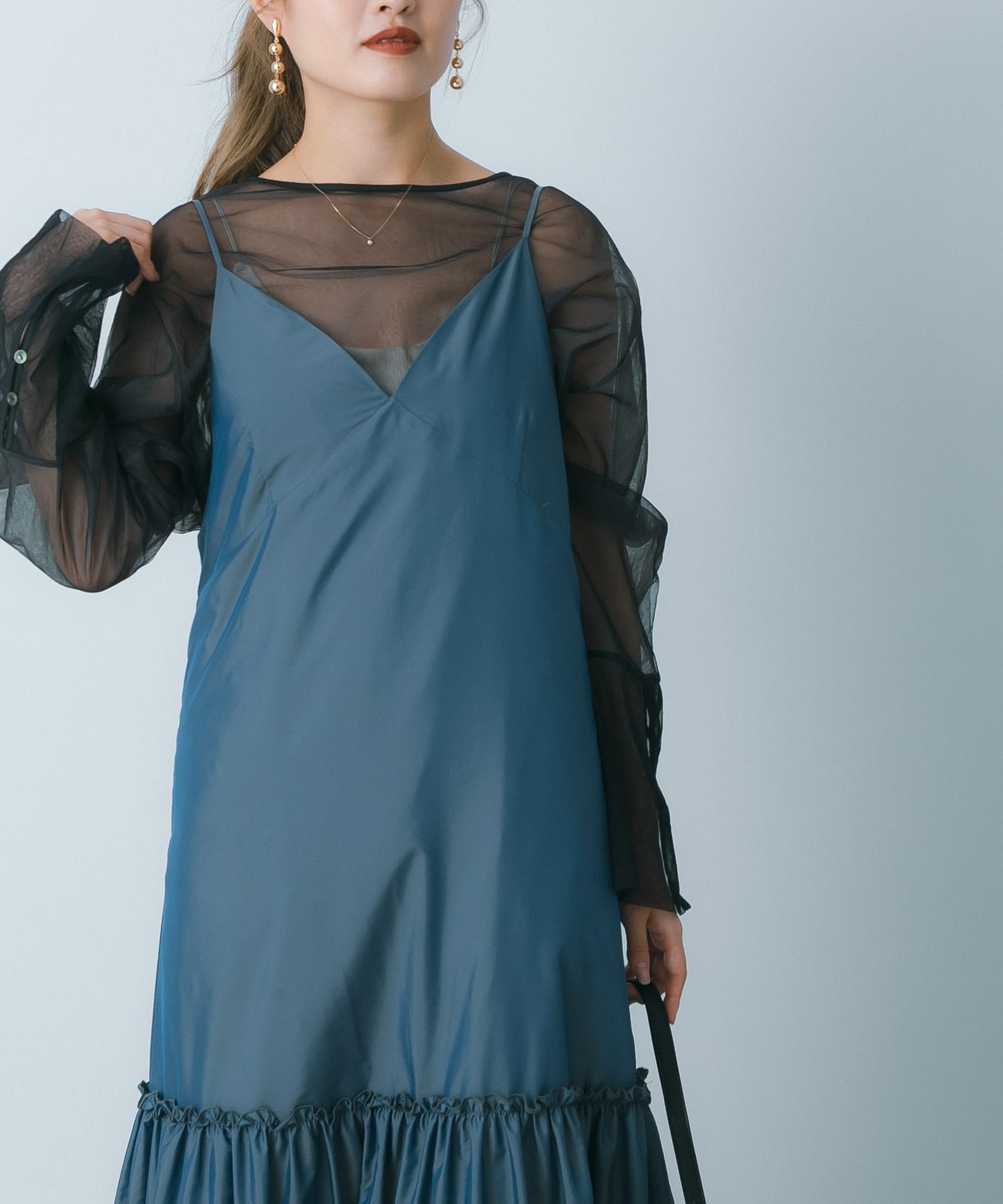 身長：153cm サイズ：one