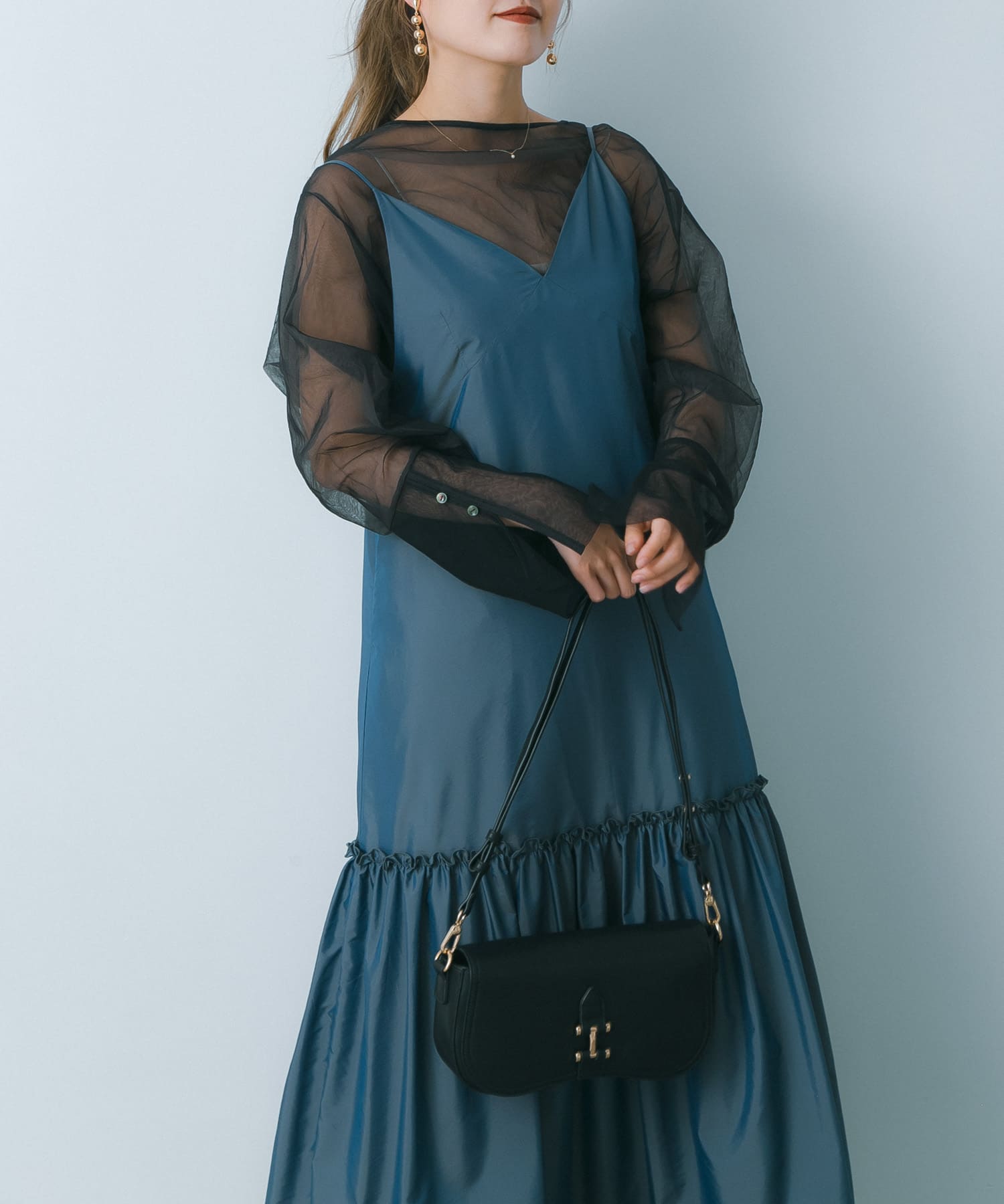 身長：153cm サイズ：one