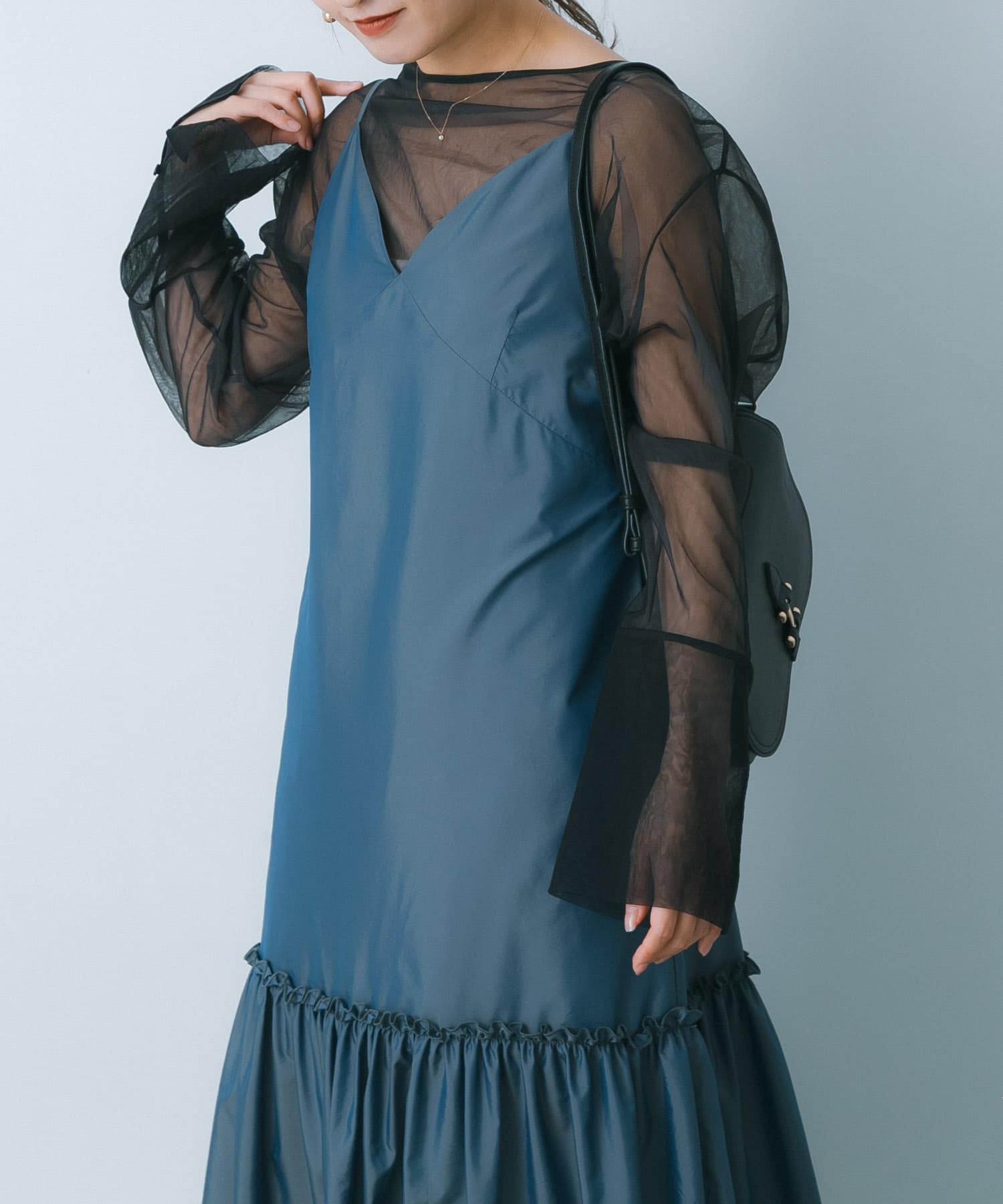 身長：153cm サイズ：one