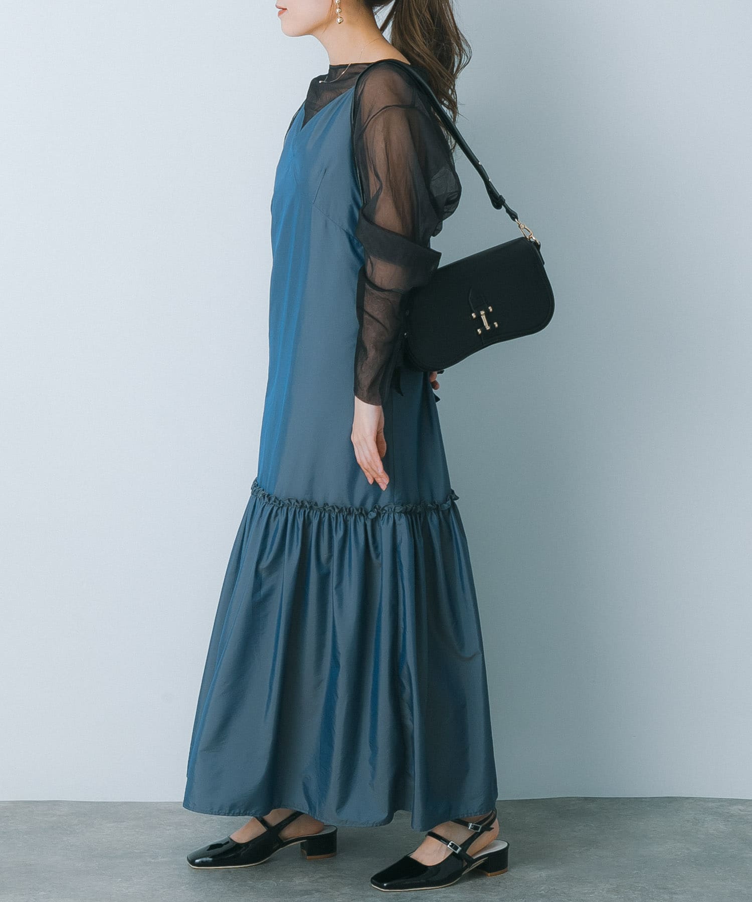 身長：153cm サイズ：one