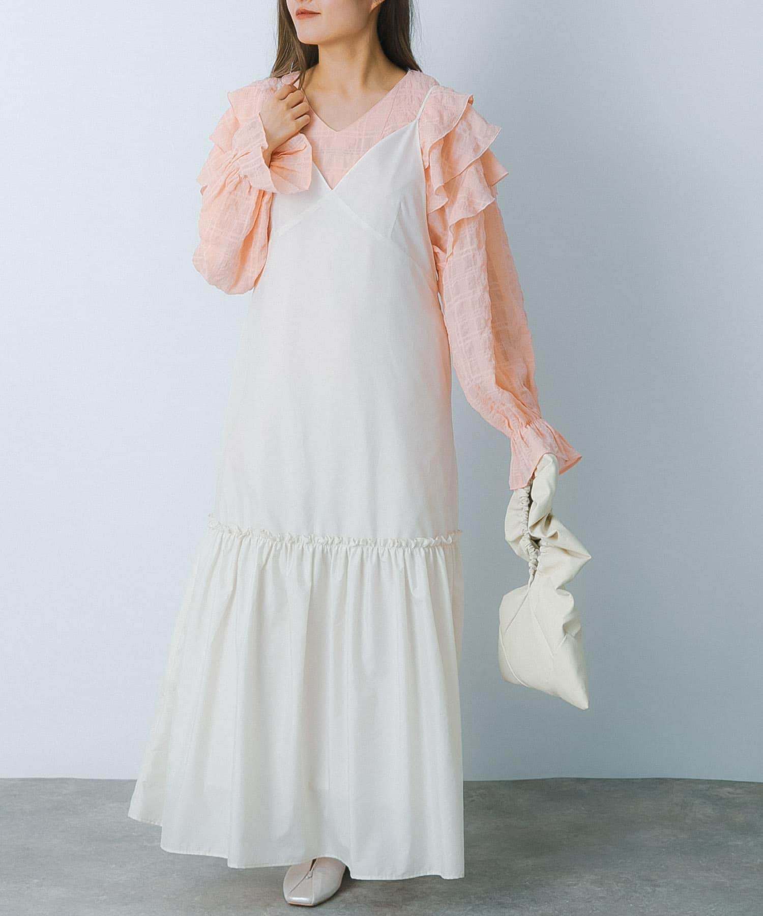 身長：153cm サイズ：one