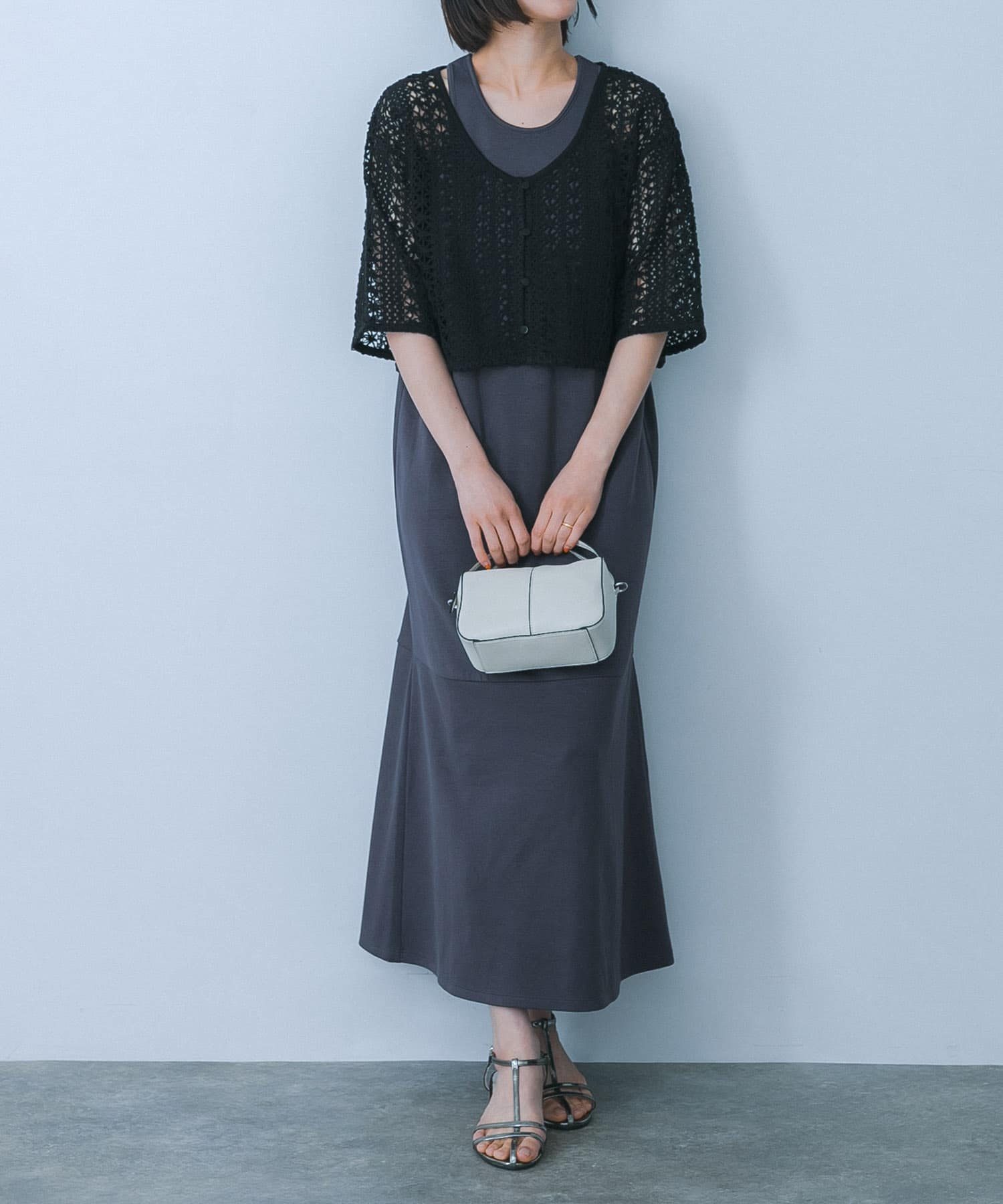 身長：160cm サイズ：one