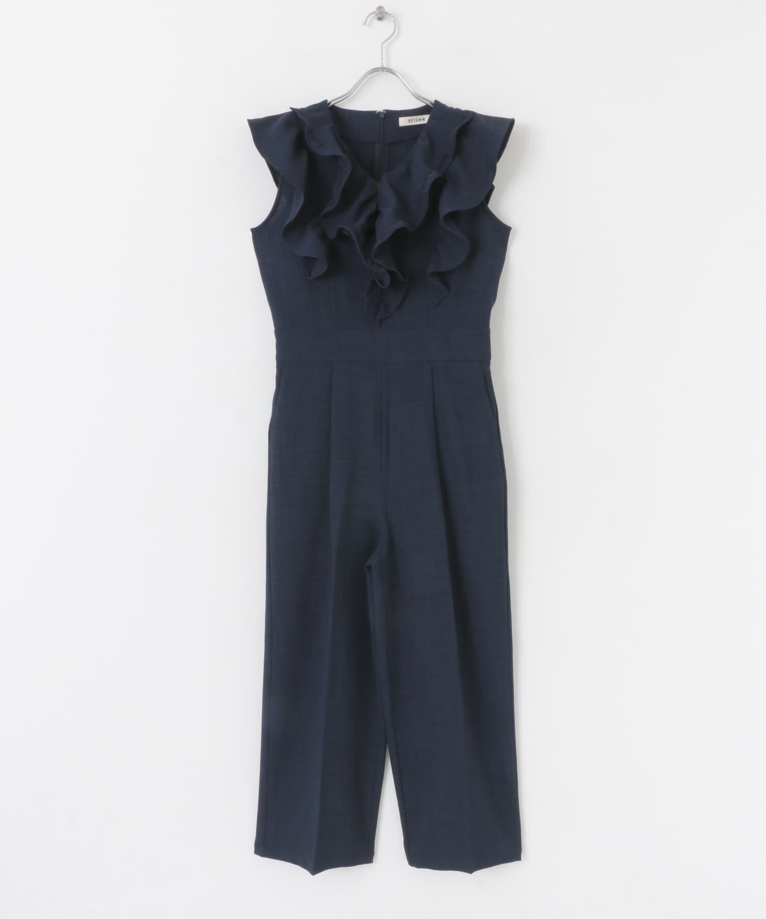 フリルスリーブオールインワン NAVY S