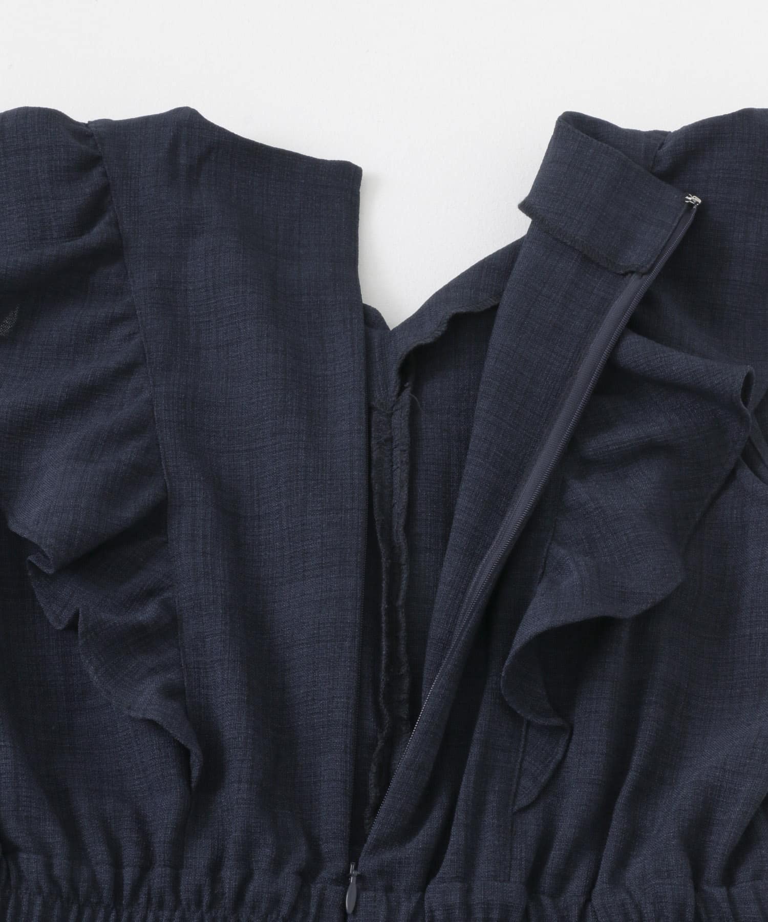 フリルスリーブオールインワン NAVY S