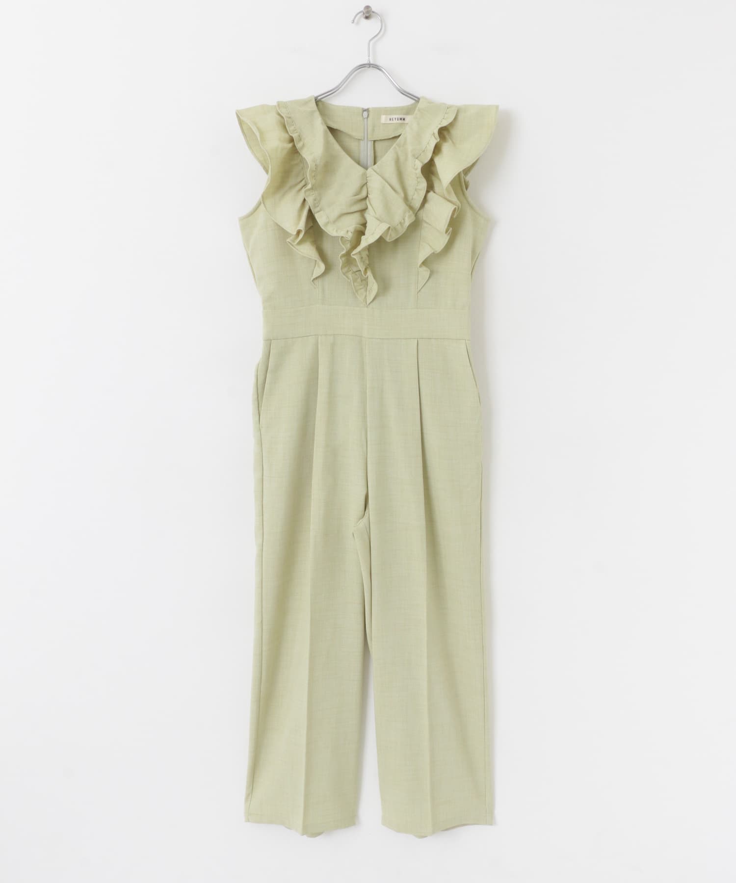 フリルスリーブオールインワン IVORY S