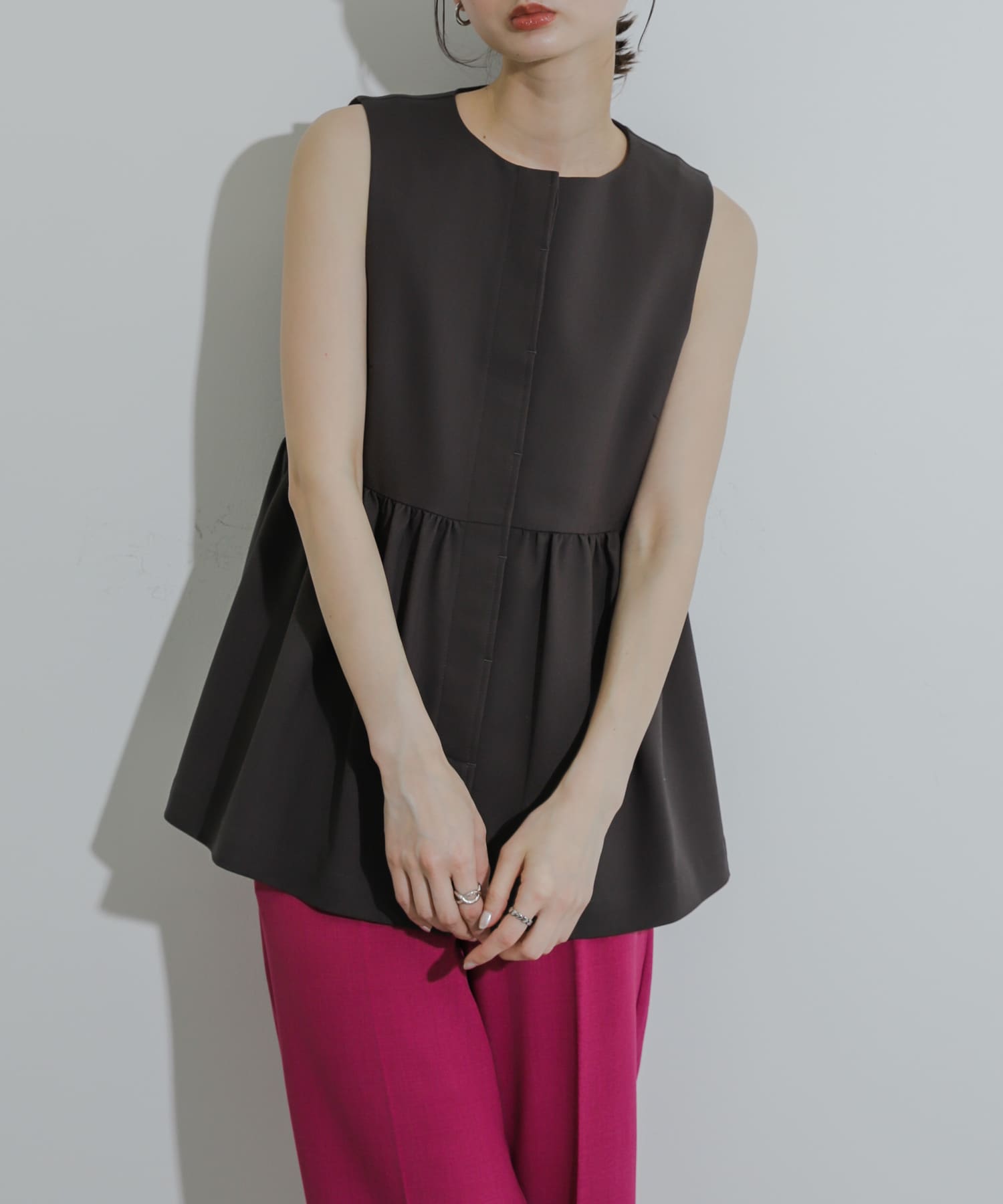 身長：169cm サイズ：one