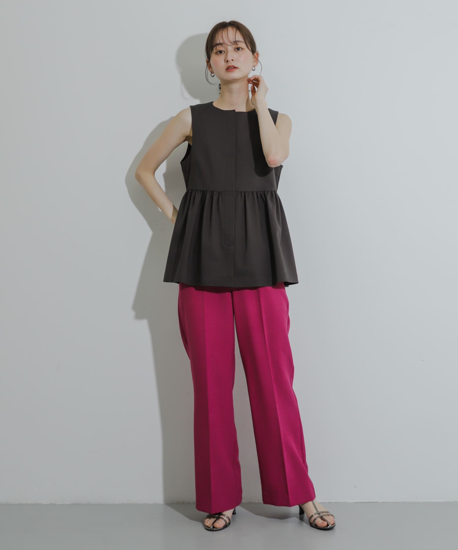 身長：169cm サイズ：one