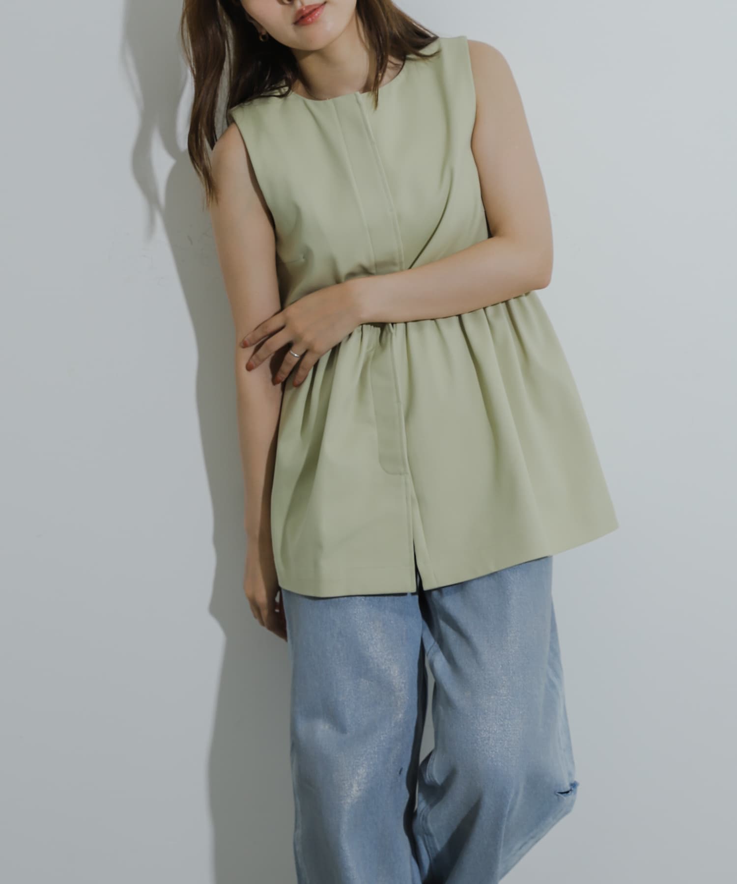 身長：155cm サイズ：one