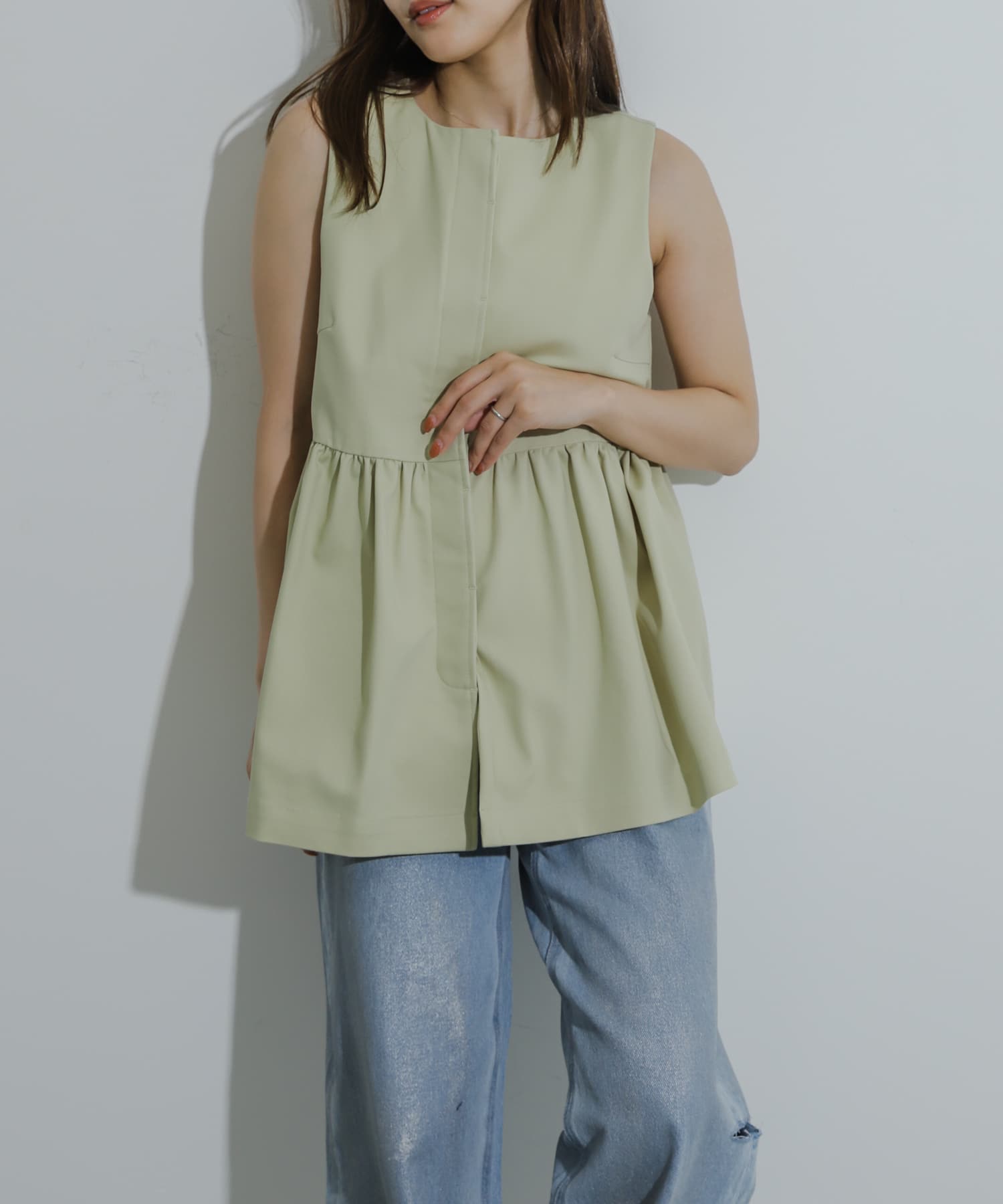 身長：155cm サイズ：one