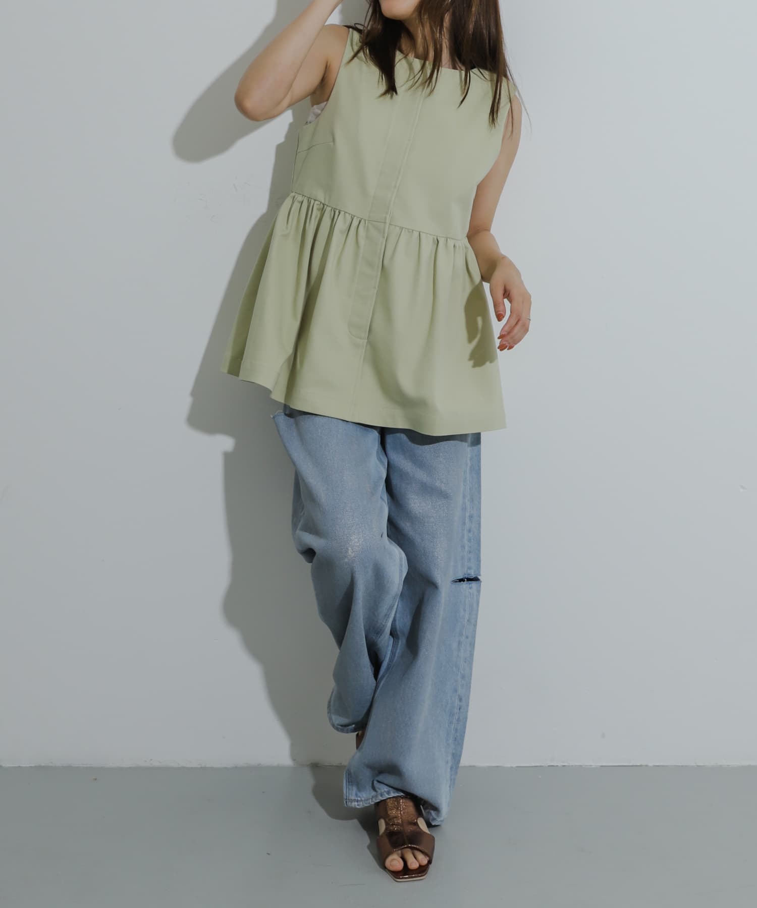 身長：155cm サイズ：one