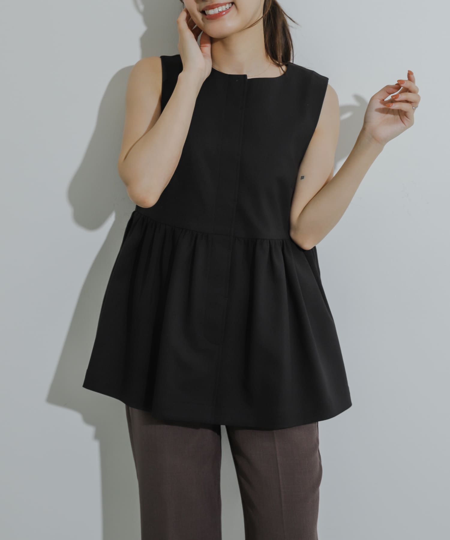 身長：155cm サイズ：one