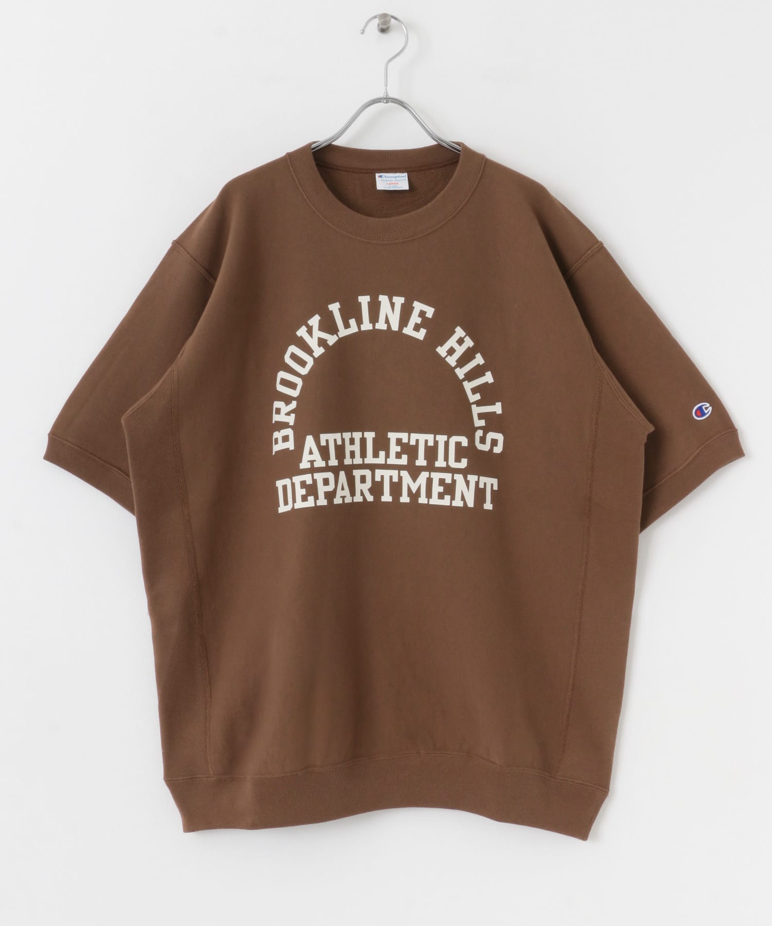 Champion　REVERSEWEAVE T-SHIRTS A BROWN M