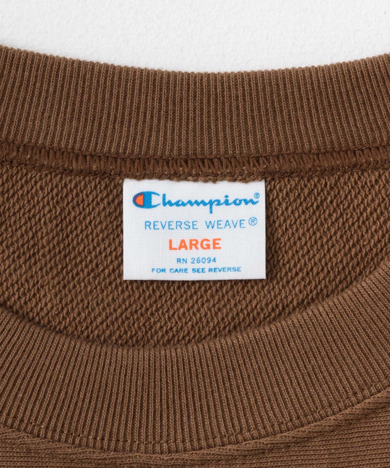 Champion　REVERSEWEAVE T-SHIRTS A BROWN M