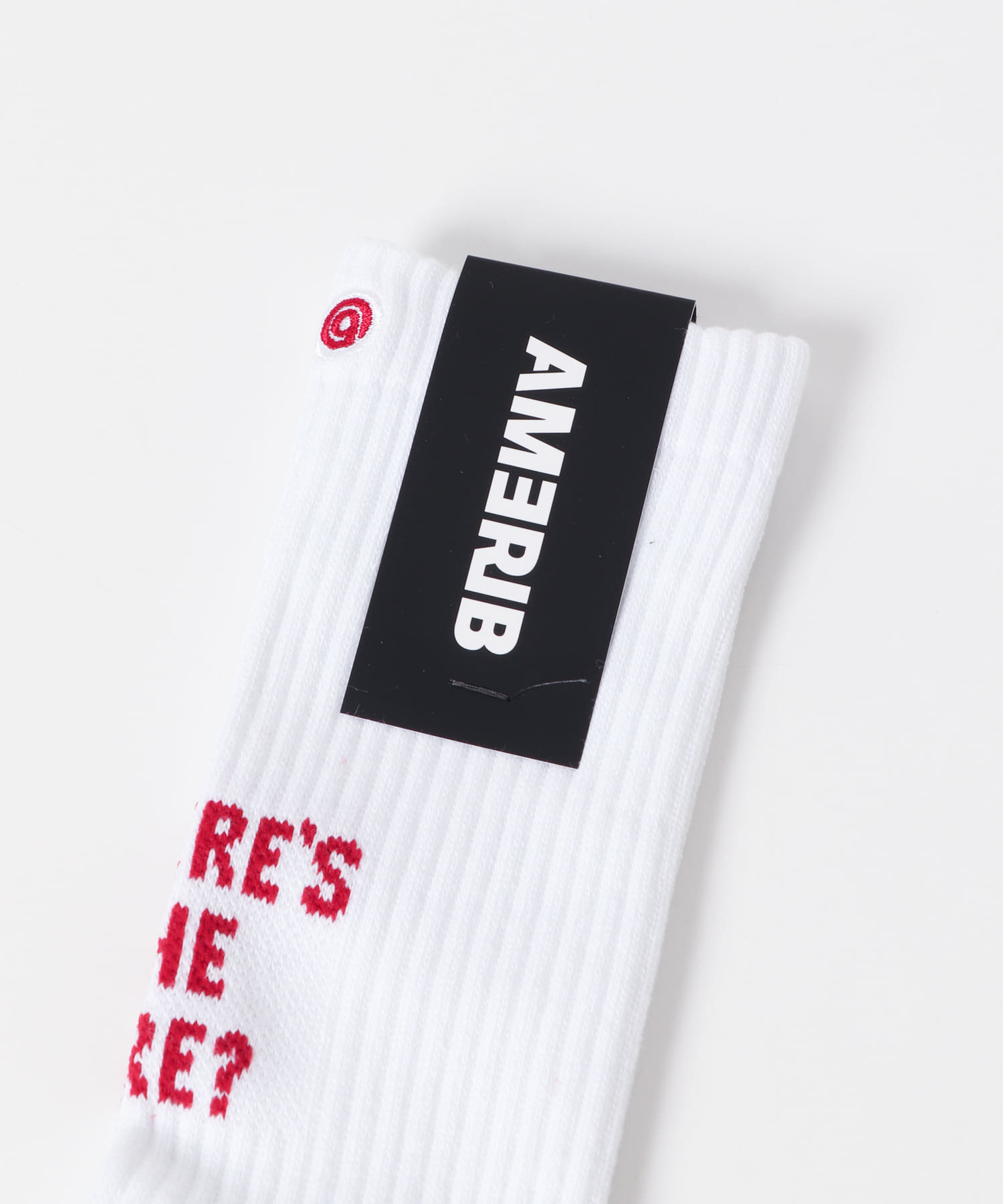 AMERIB　AMERIB LOGOSOX WHITE one