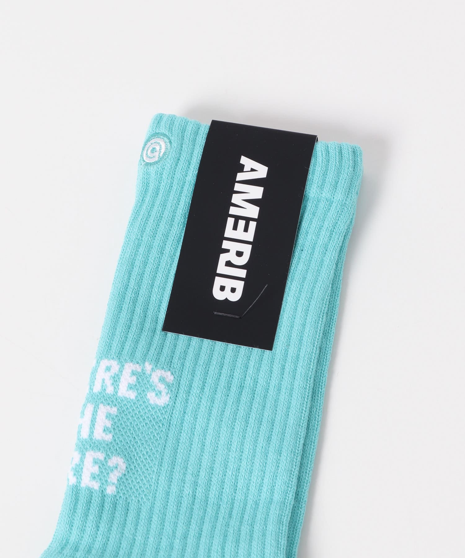 AMERIB　AMERIB LOGOSOX L.BLUE one