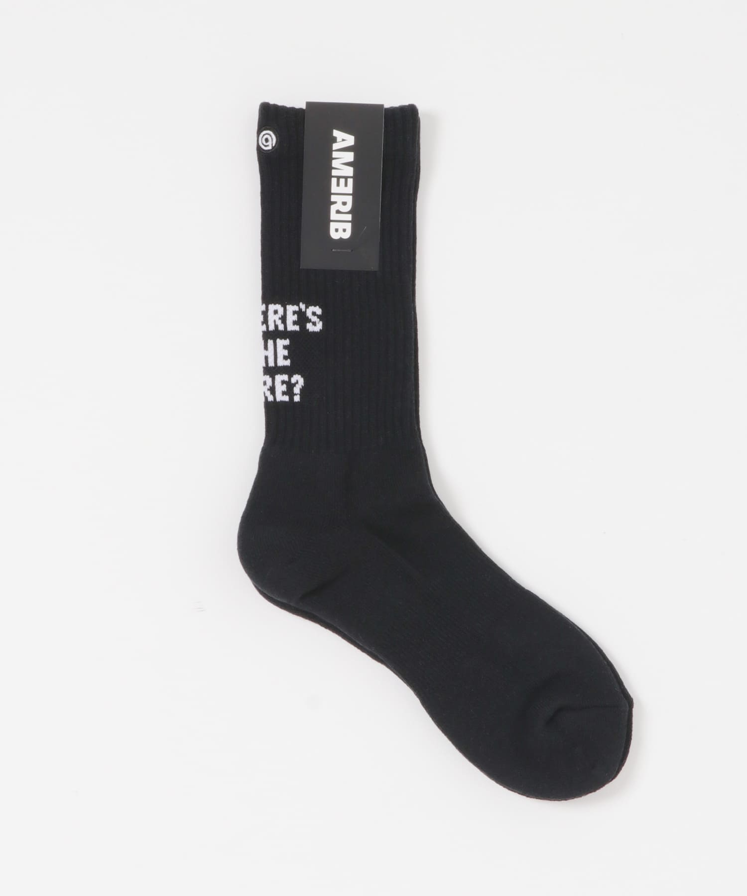 AMERIB　AMERIB LOGOSOX BLACK one