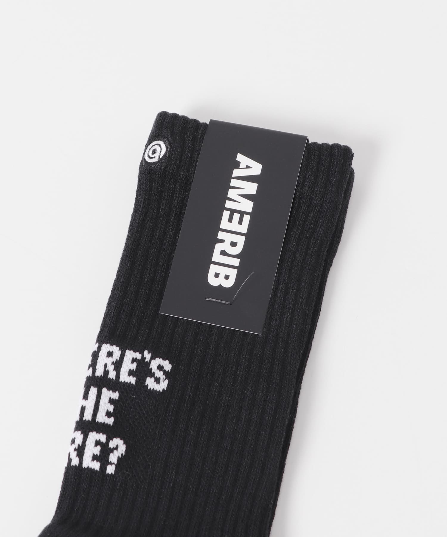 AMERIB　AMERIB LOGOSOX BLACK one