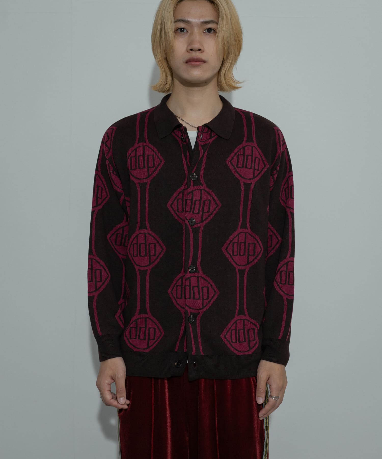 DDP　LOGO KNIT CARDIGAN A
