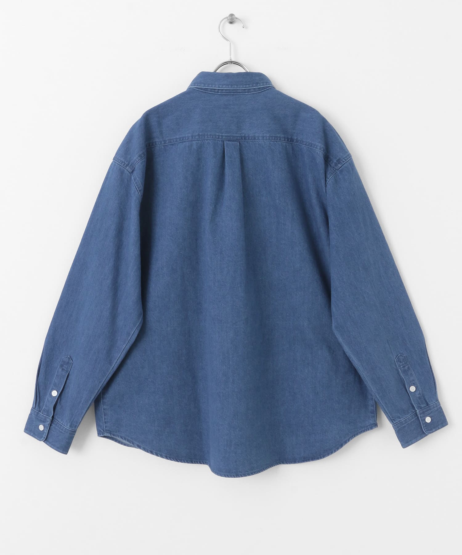 ddp　EMBROIDERY DENIM SHIRTS INDIGO M