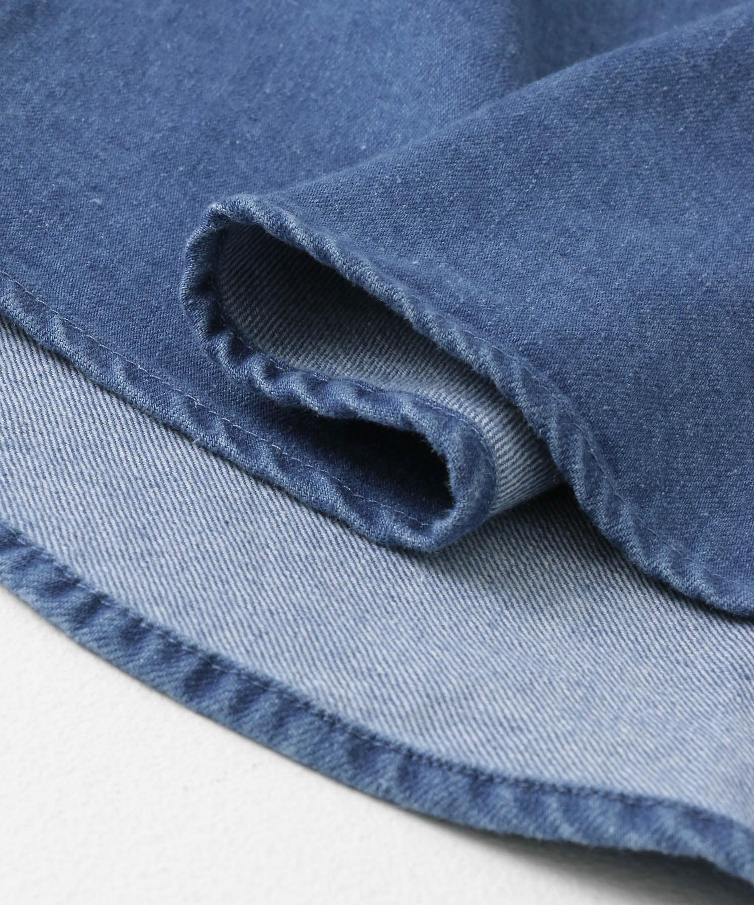 ddp　EMBROIDERY DENIM SHIRTS INDIGO M