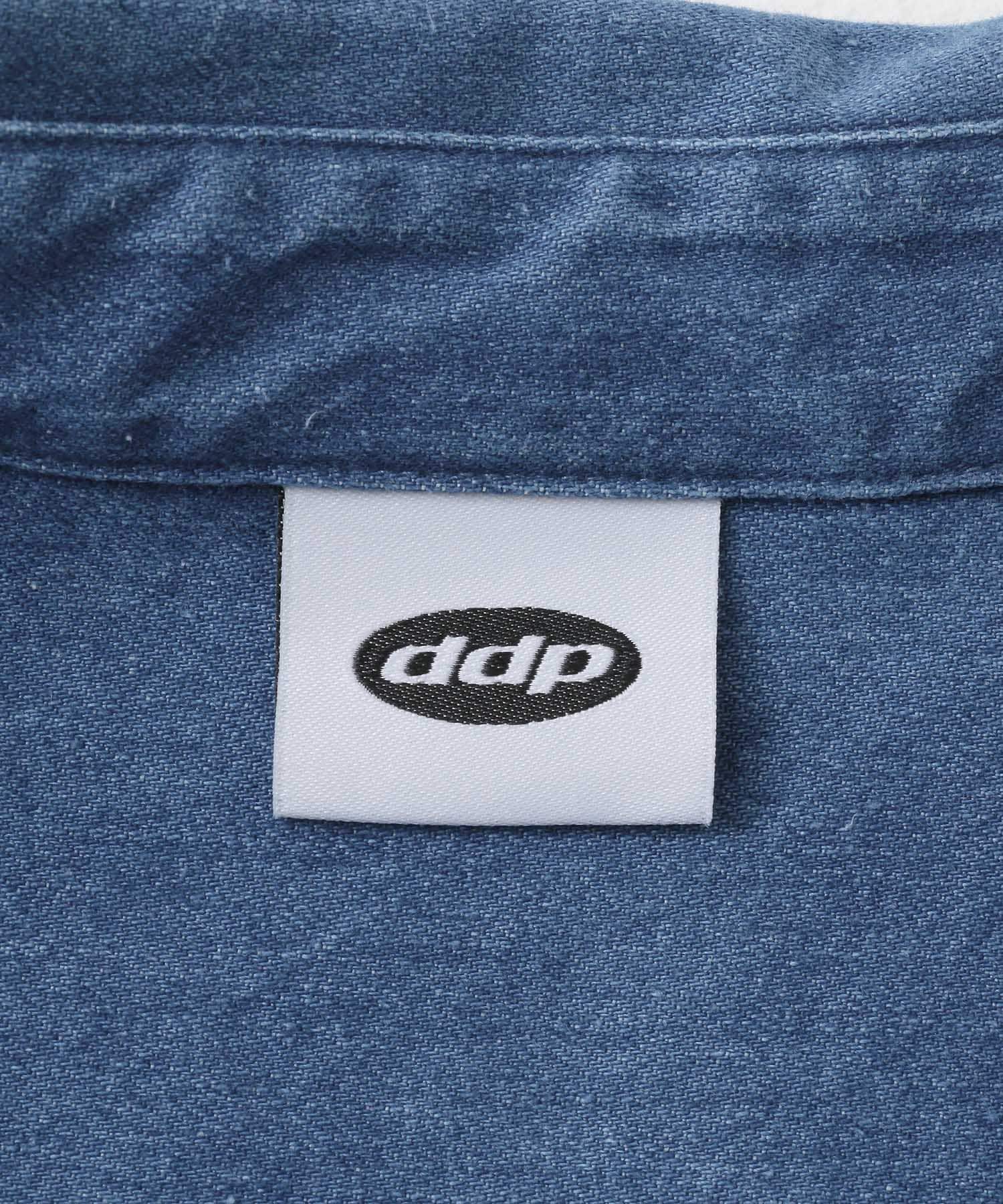 ddp　EMBROIDERY DENIM SHIRTS INDIGO M