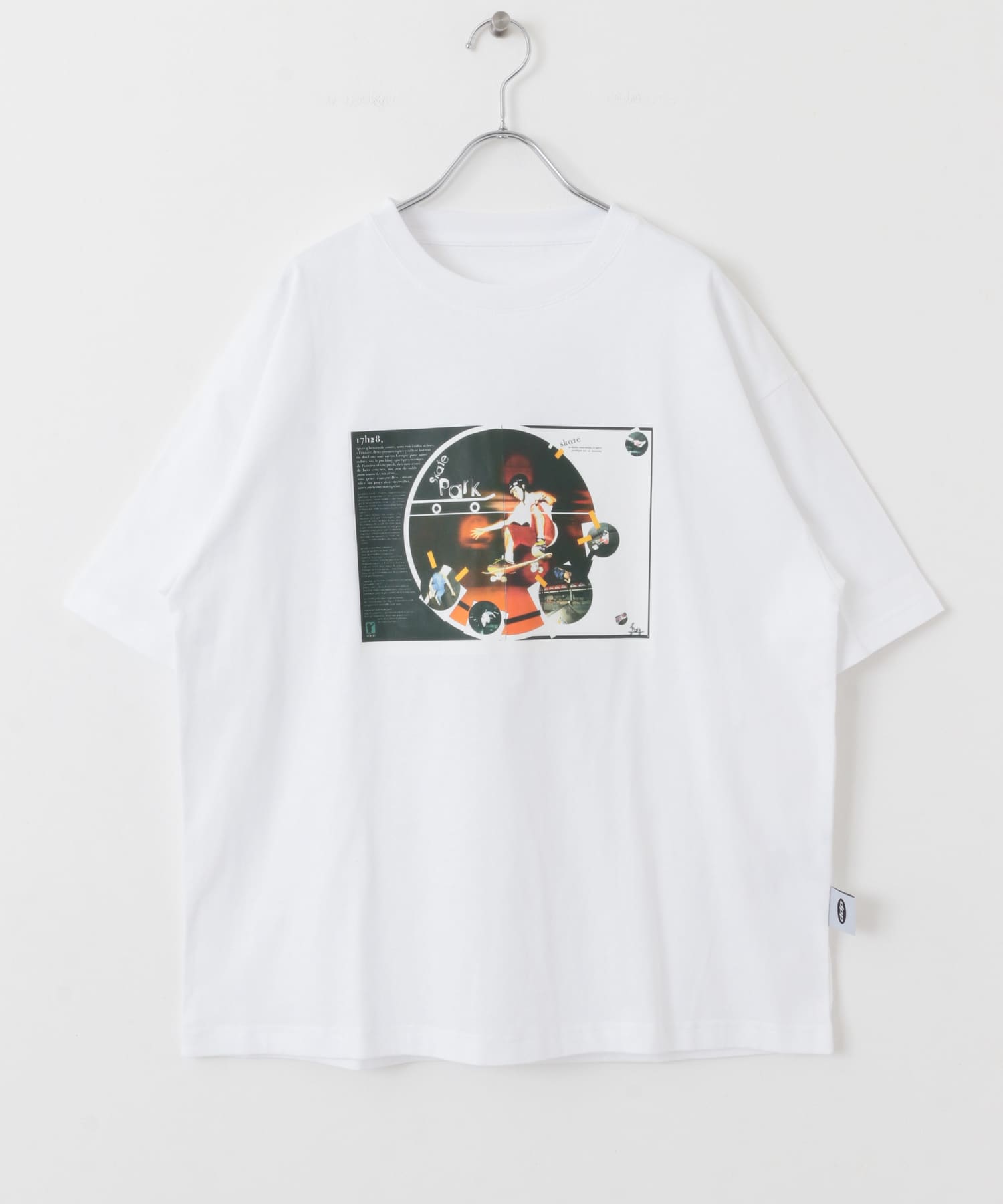 ddp　SKATE PHOTO T-SHIRTS OFF WHITE M