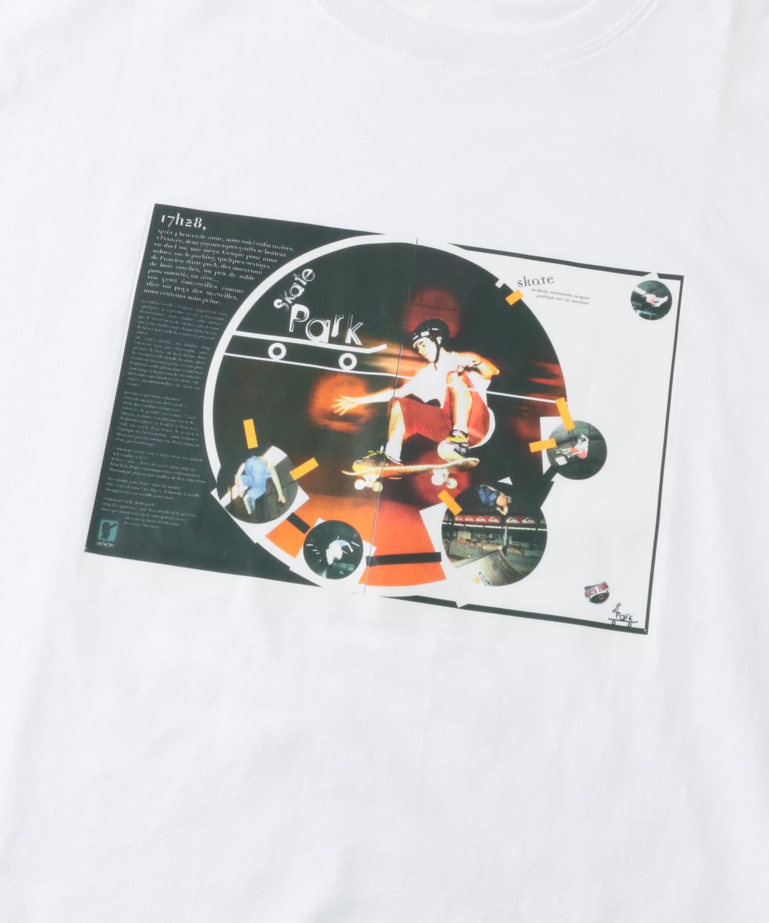 ddp　SKATE PHOTO T-SHIRTS OFF WHITE M