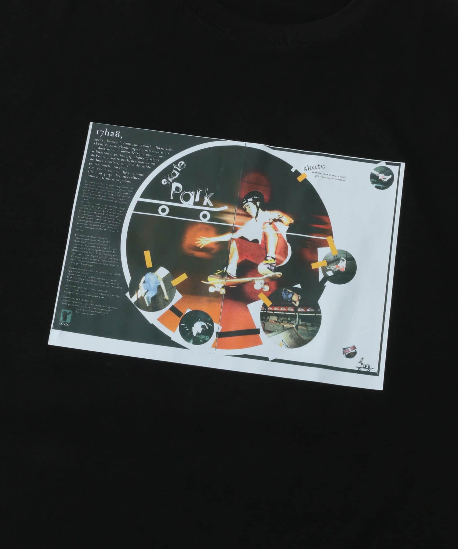ddp　SKATE PHOTO T-SHIRTS BLACK M