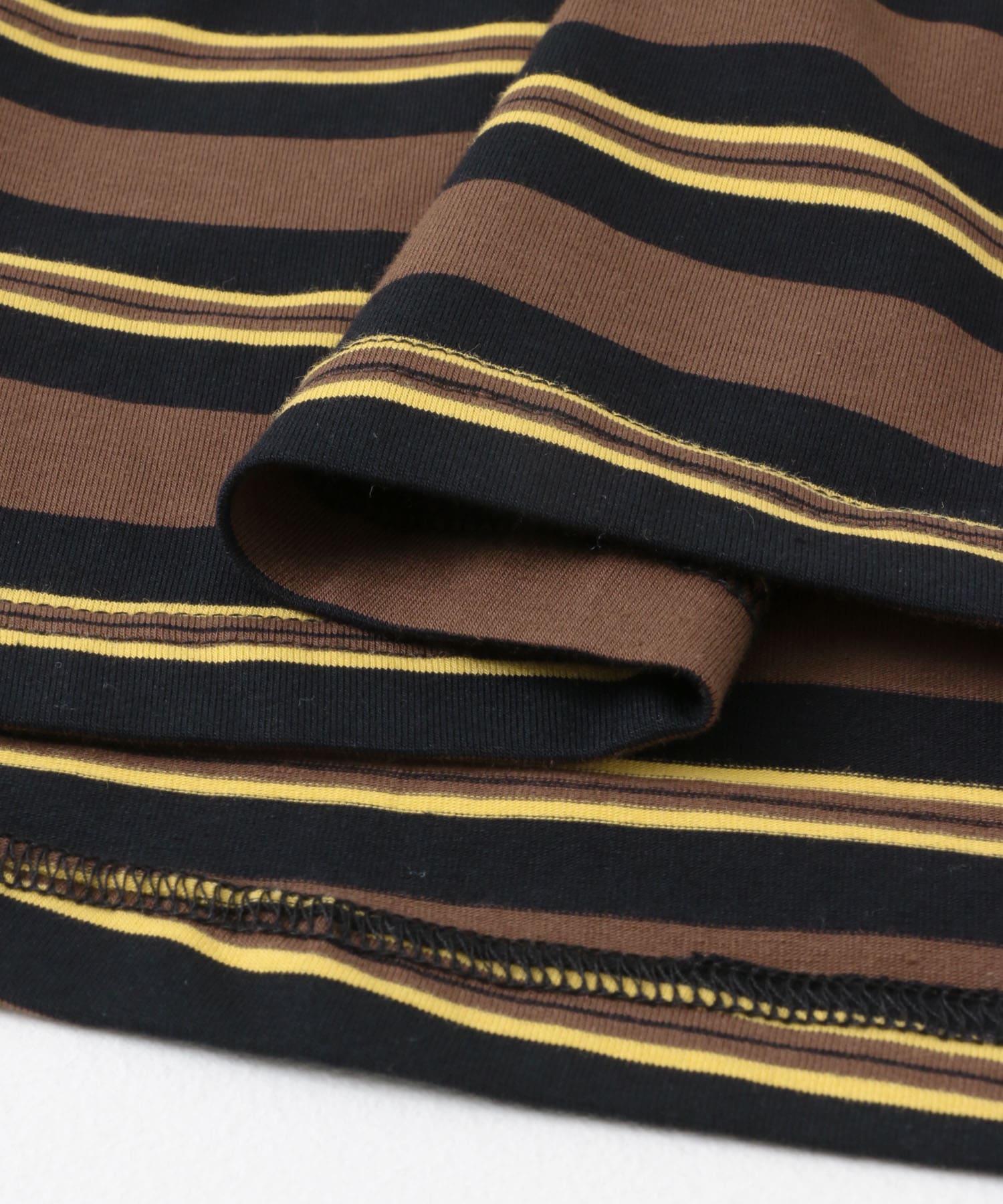 ddp　BORDER RINGER T-SHIRTS BROWN M