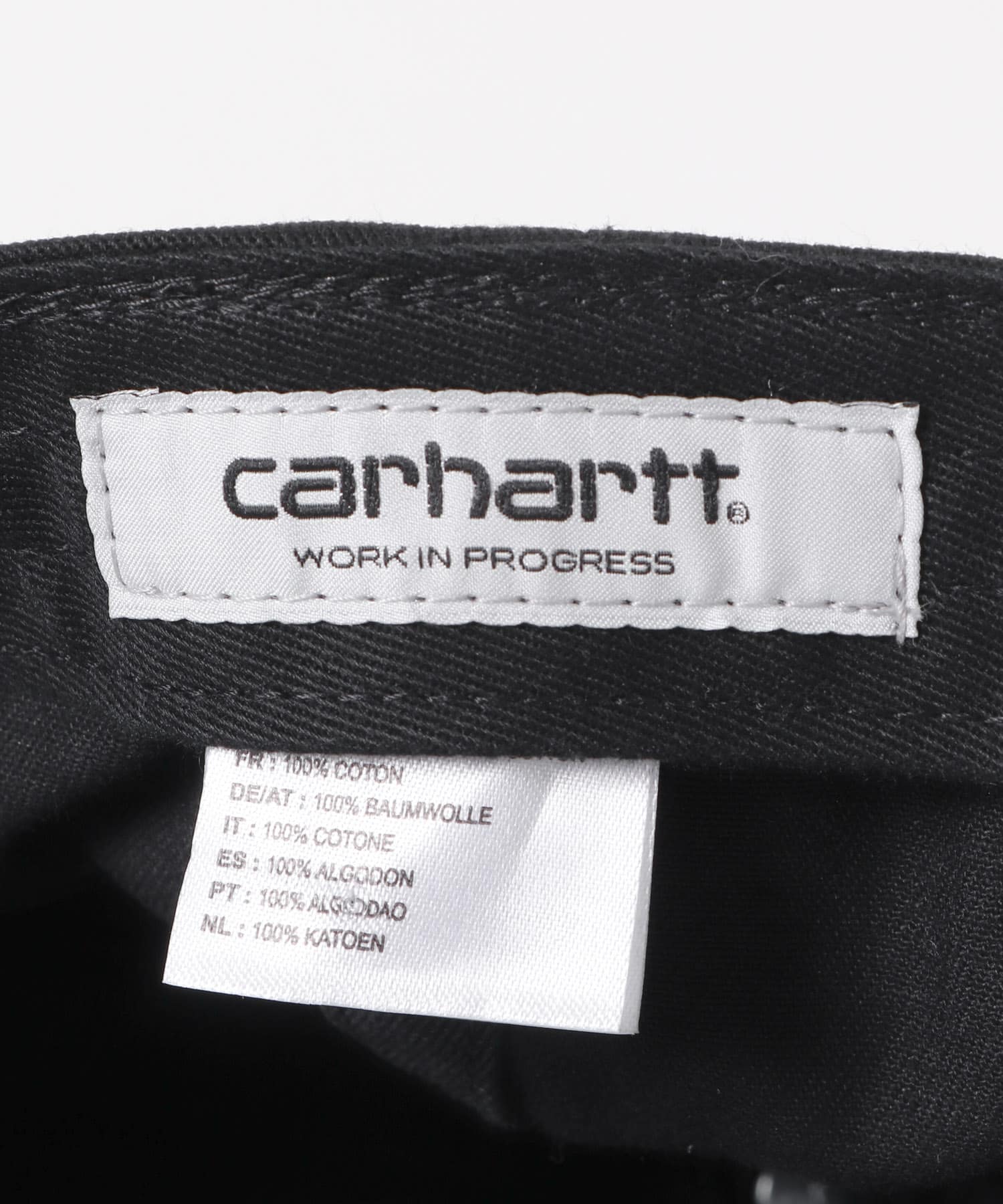 carhartt　MADISON LOGO CAP BLACK one