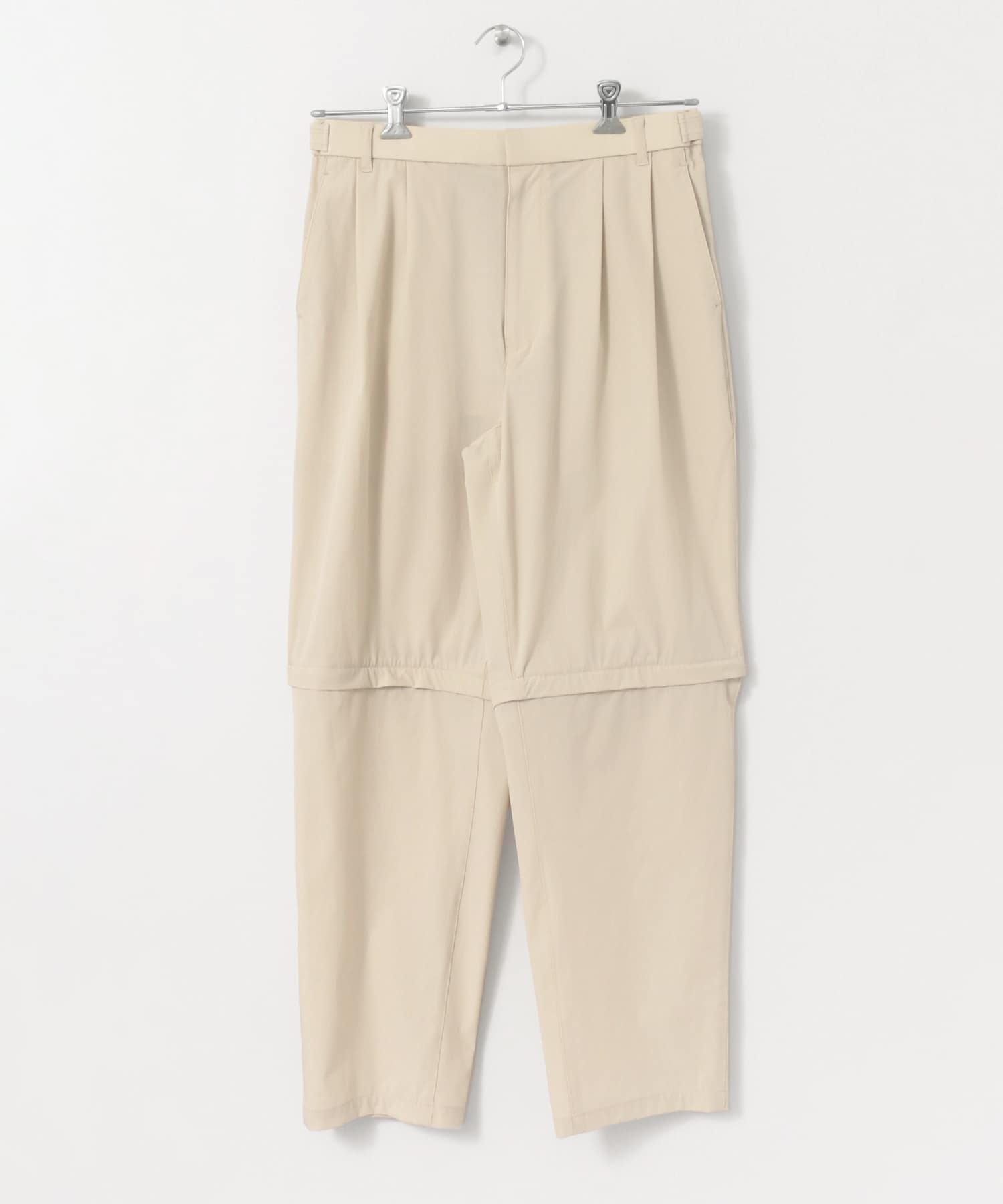 Uiscel　ドライ2WAYテーパードパンツ BEIGE M