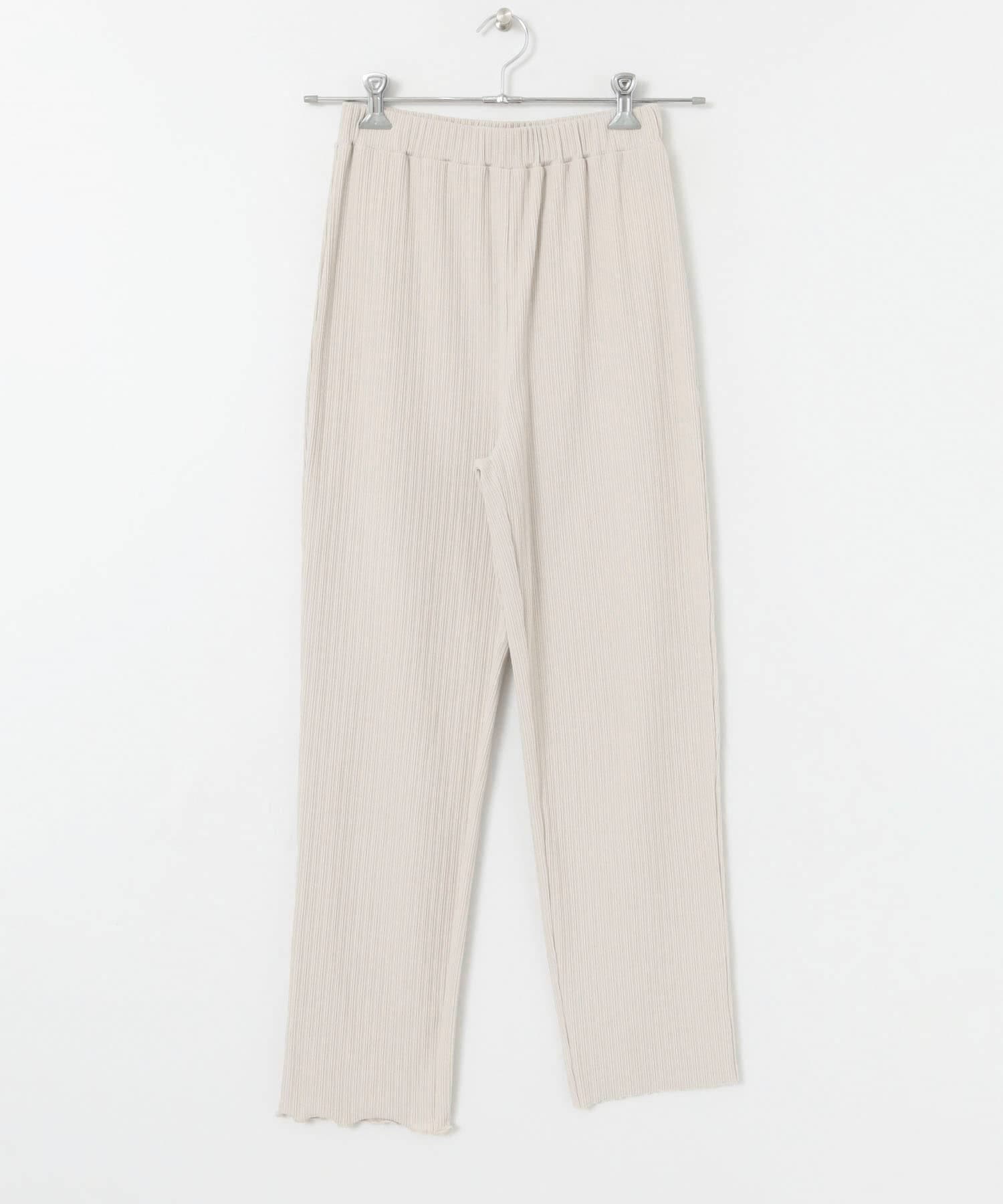 Uiscel　セルフカットリブパンツ