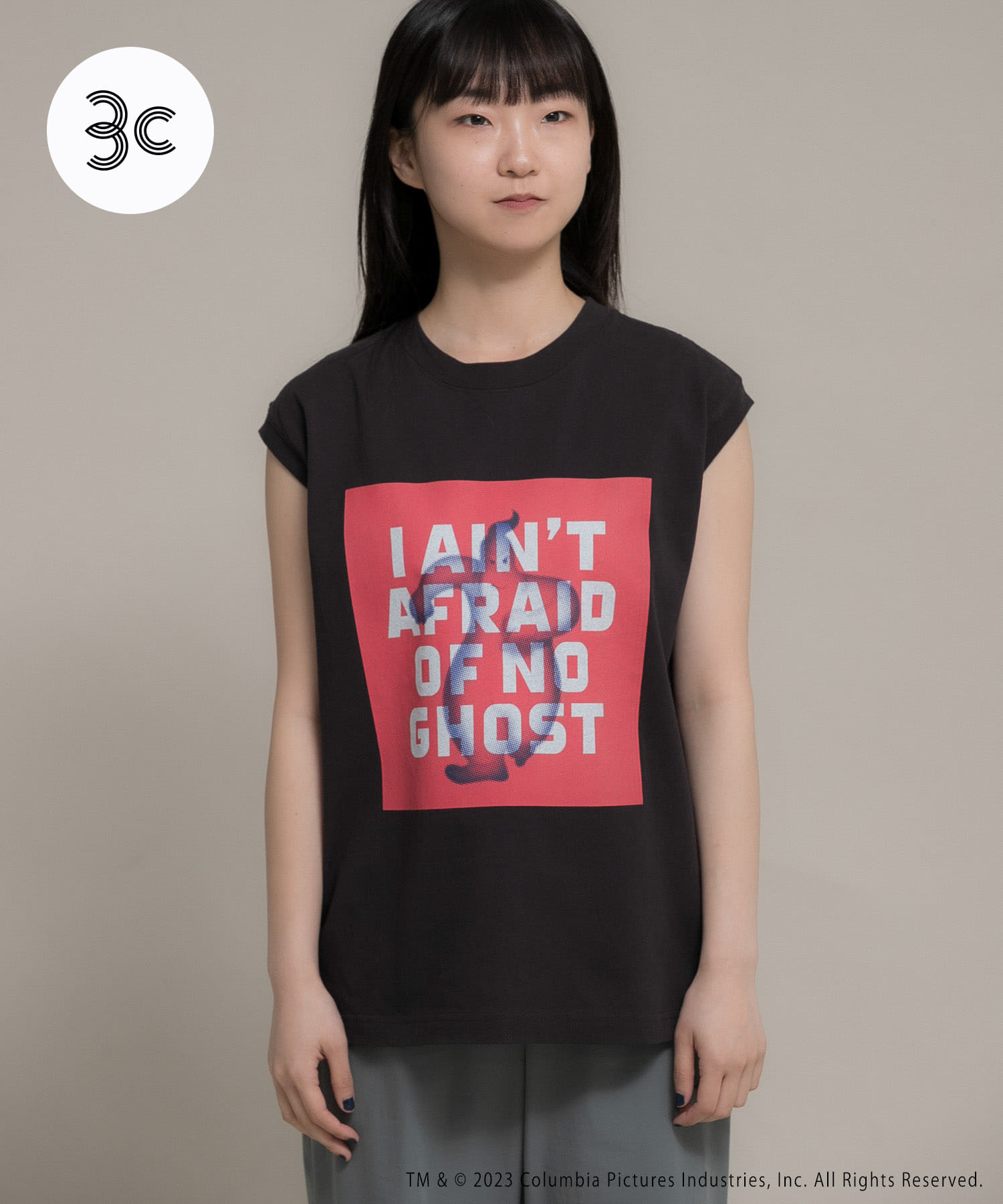 Uiscel　『Ghostbusters』ノースリーブTシャツB