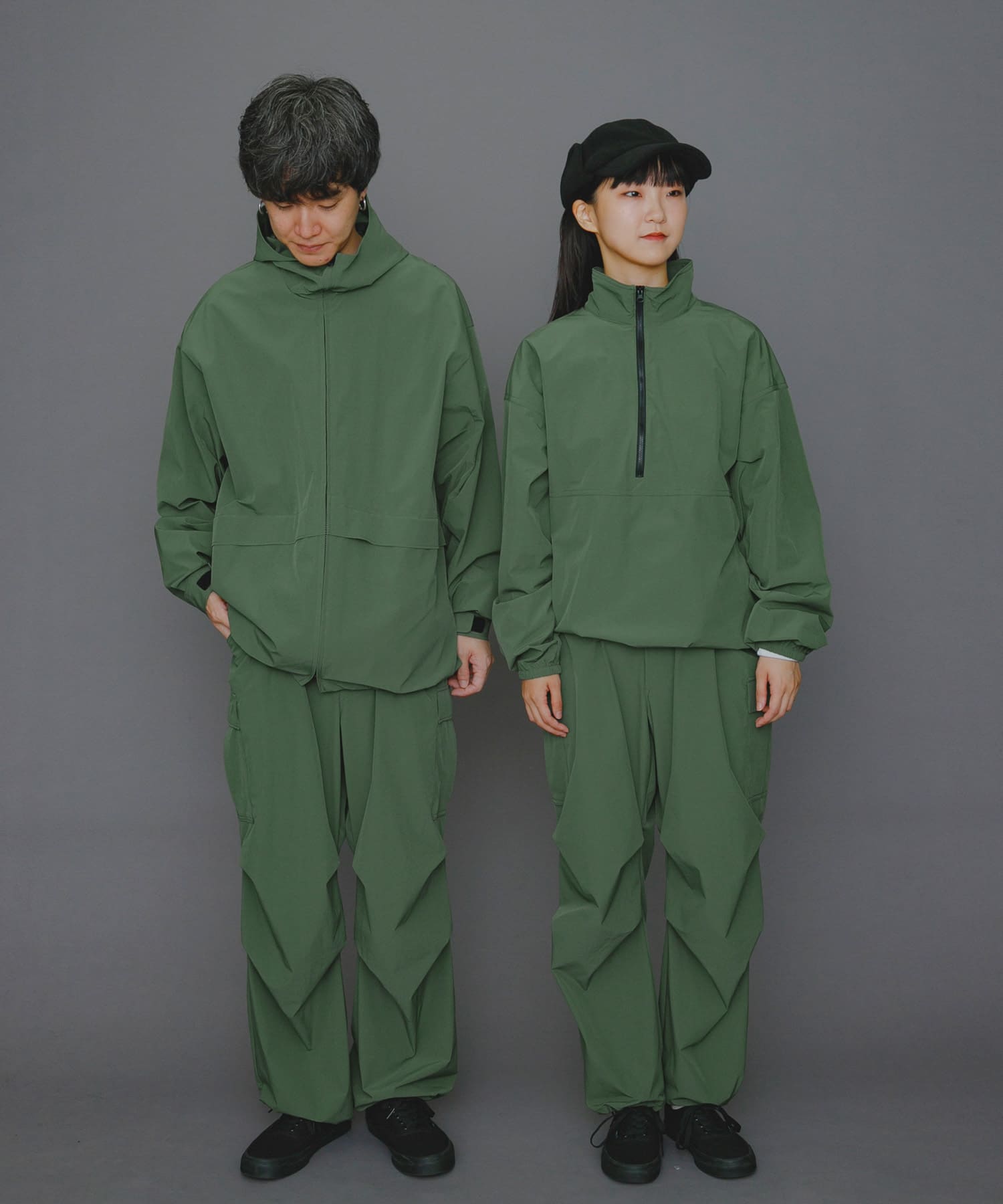 身長：176cm サイズ：L / 身長：164cm サイズ：M