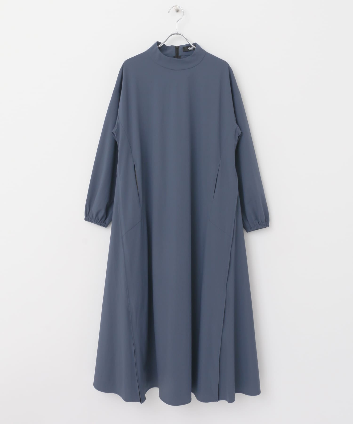 Uiscel　4WAYストレッチテントラインワンピース BLUE one
