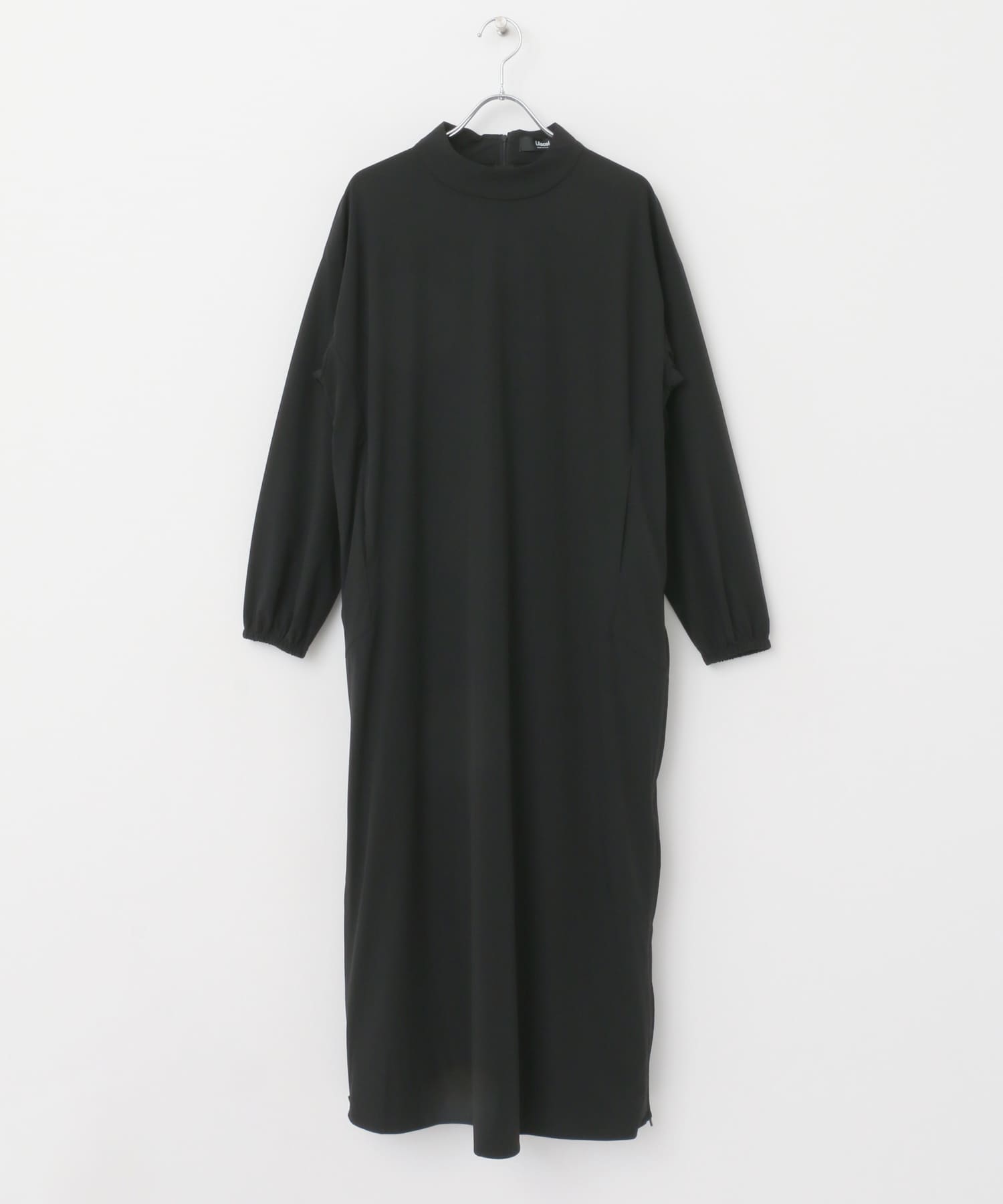 Uiscel　4WAYストレッチテントラインワンピース BLACK one
