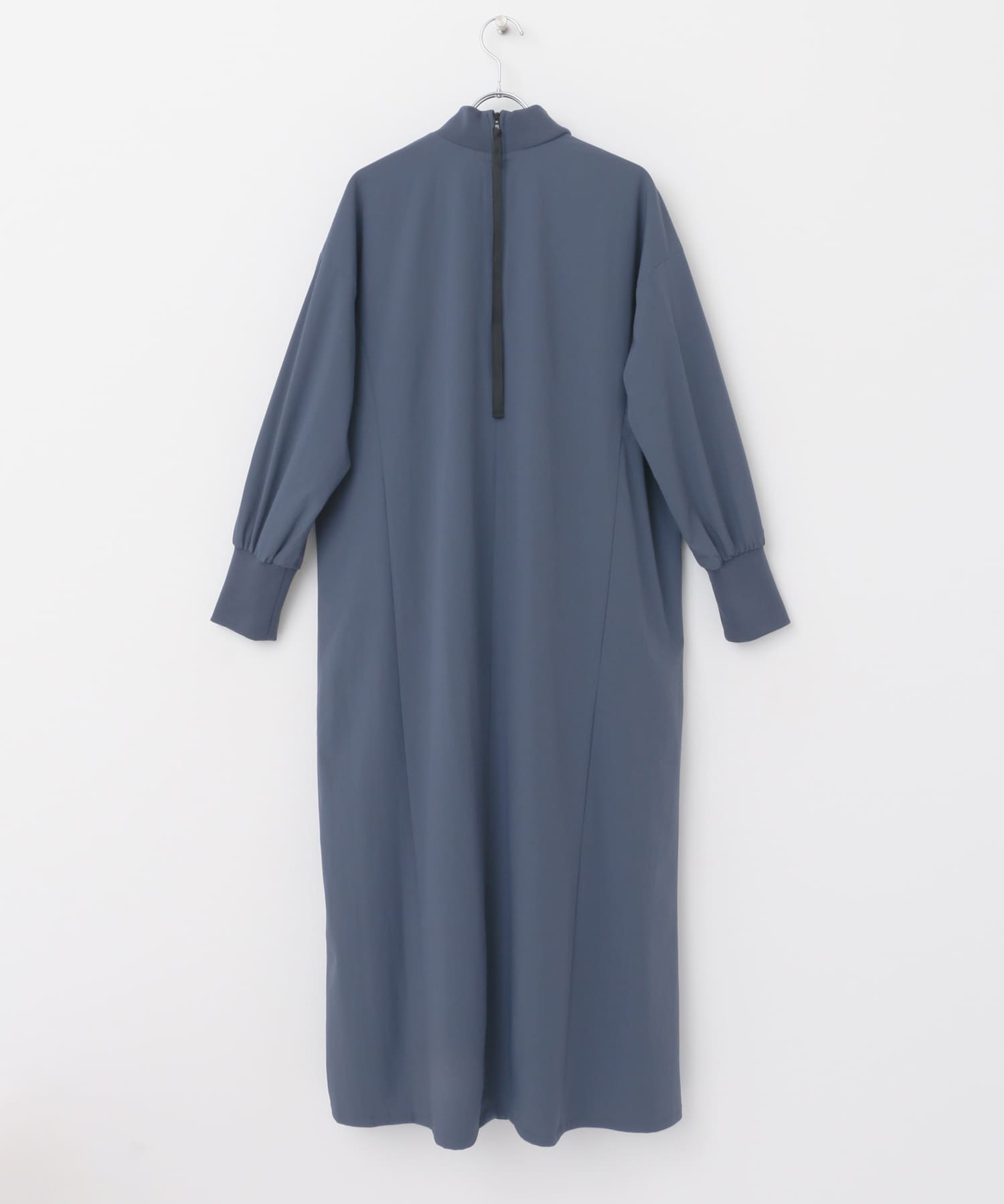 Uiscel　4WAYストレッチハイネックワンピース BLUE one