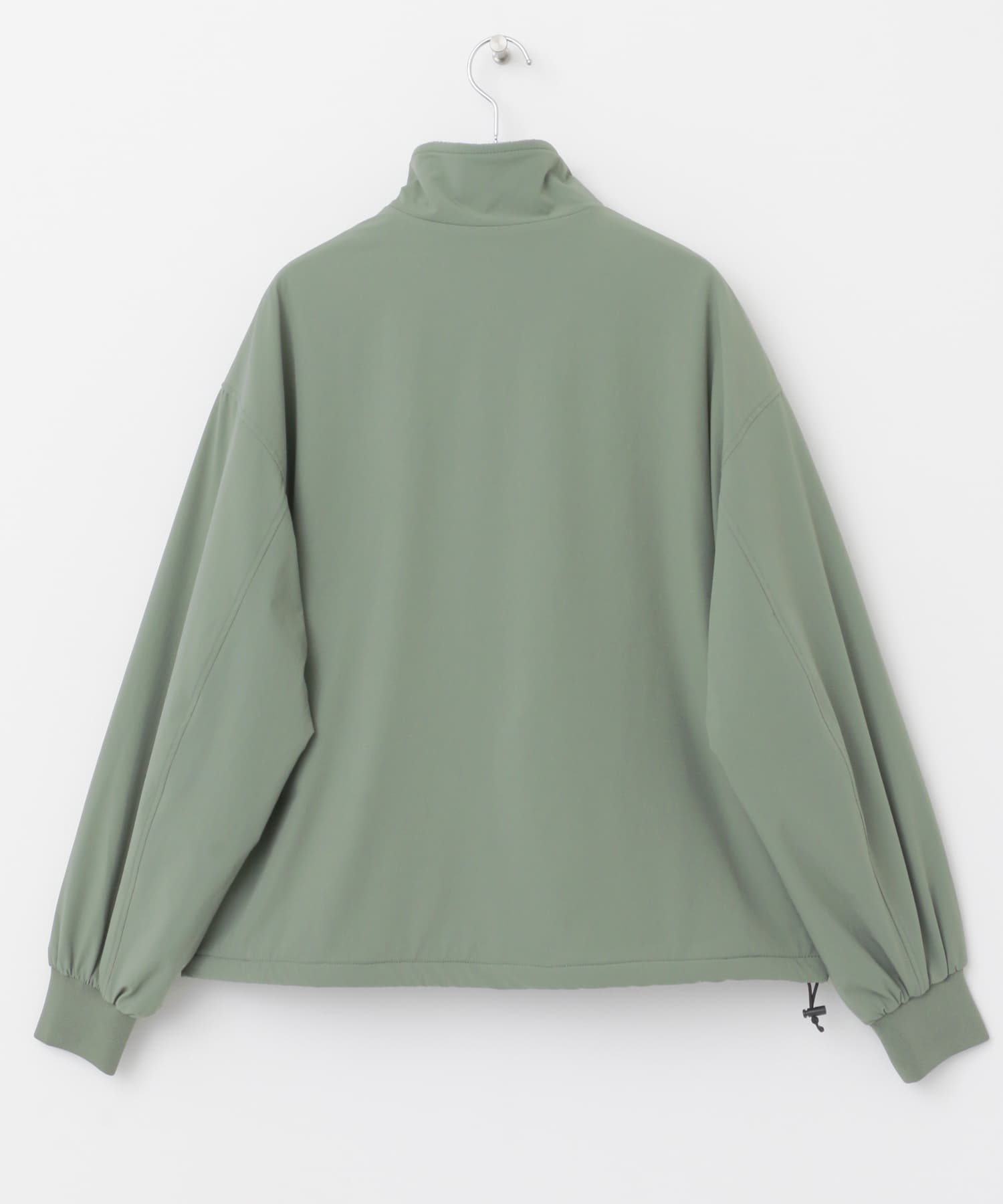 『WEB先行販売』『ユニセックス』Uiscel　フリースライニングZIPルーズブルゾン OLIVE M