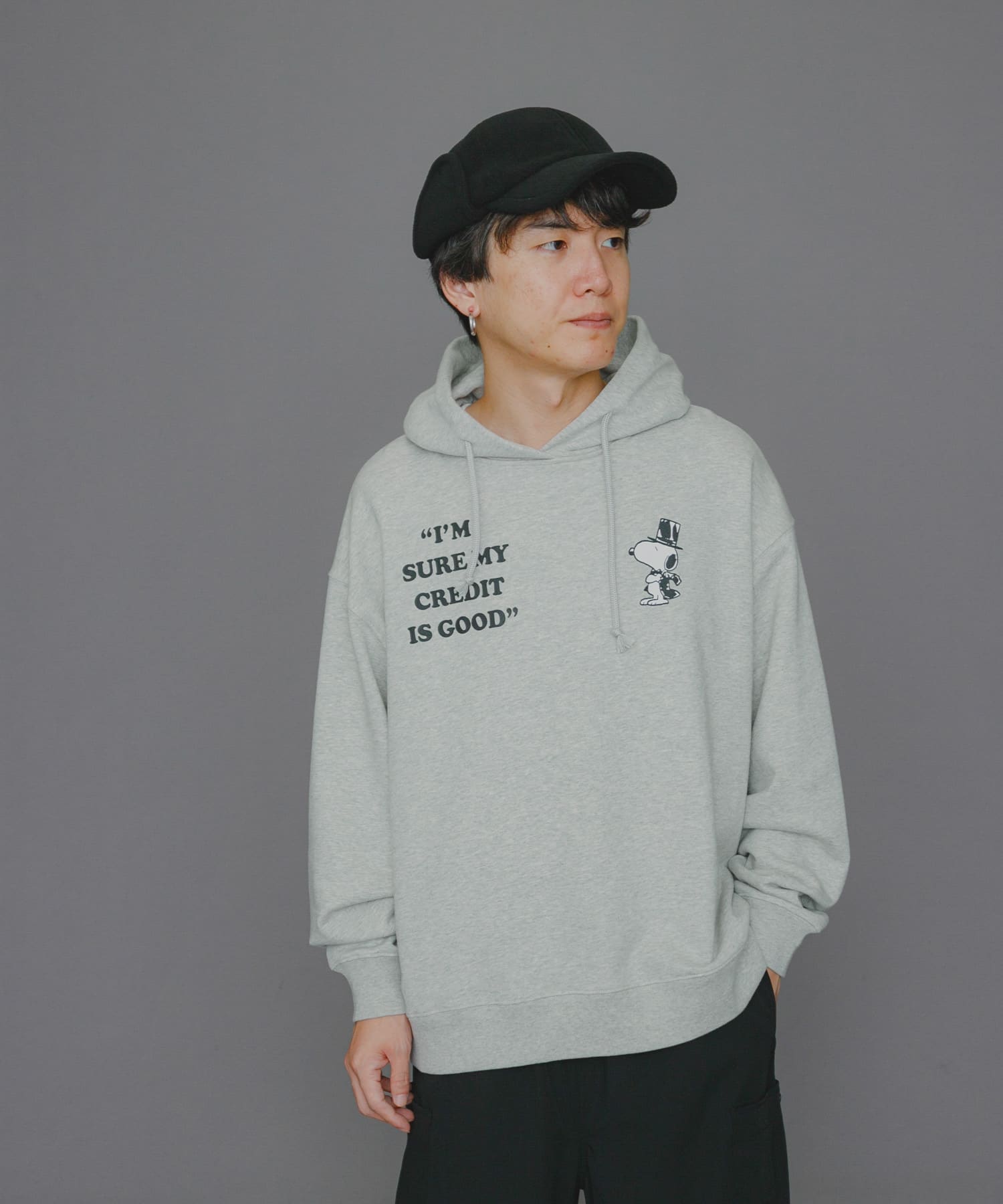 『WEB先行販売』『ユニセックス』Uiscel　フリースキャップ BLACK one