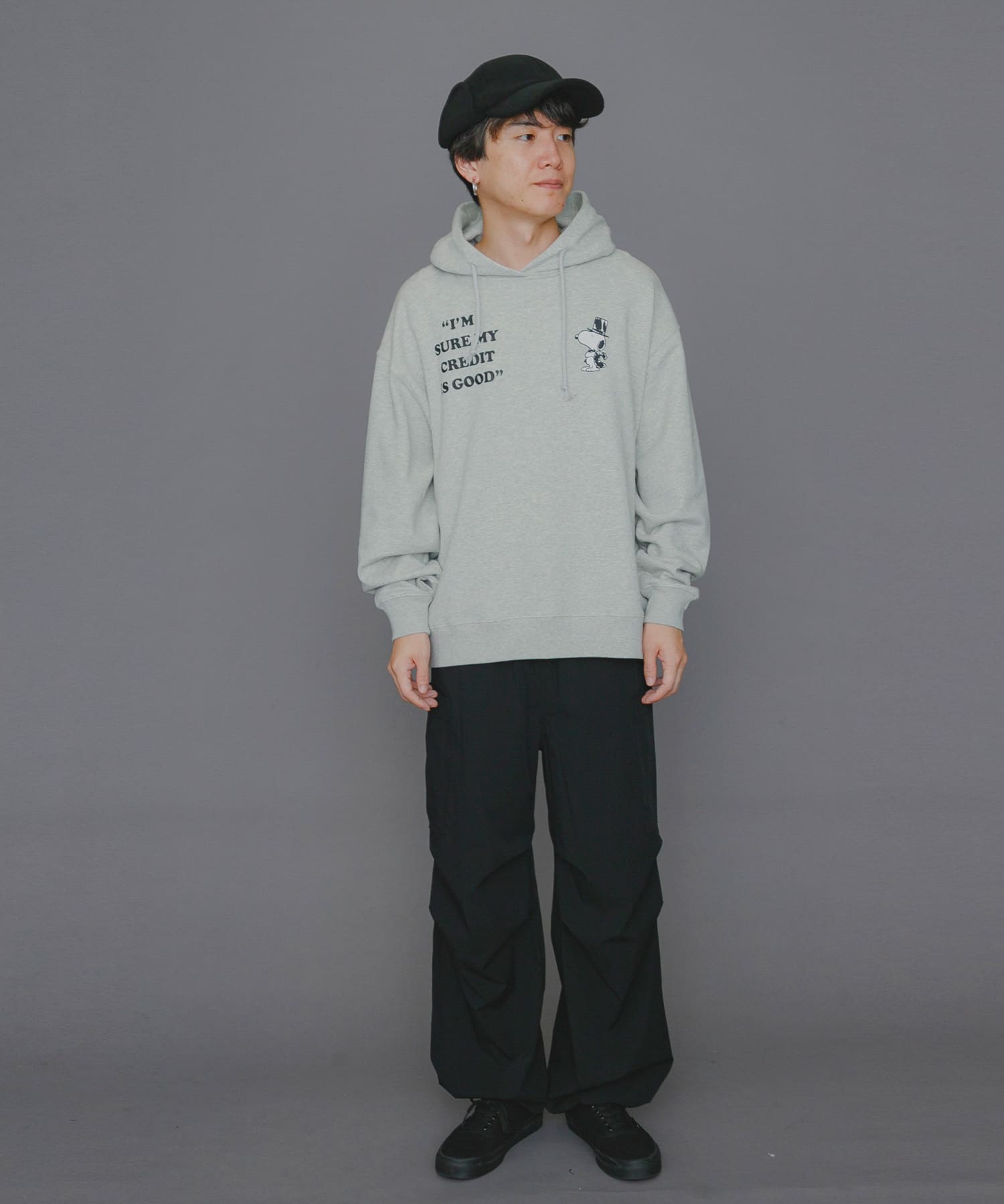『WEB先行販売』『ユニセックス』Uiscel　フリースキャップ BLACK one