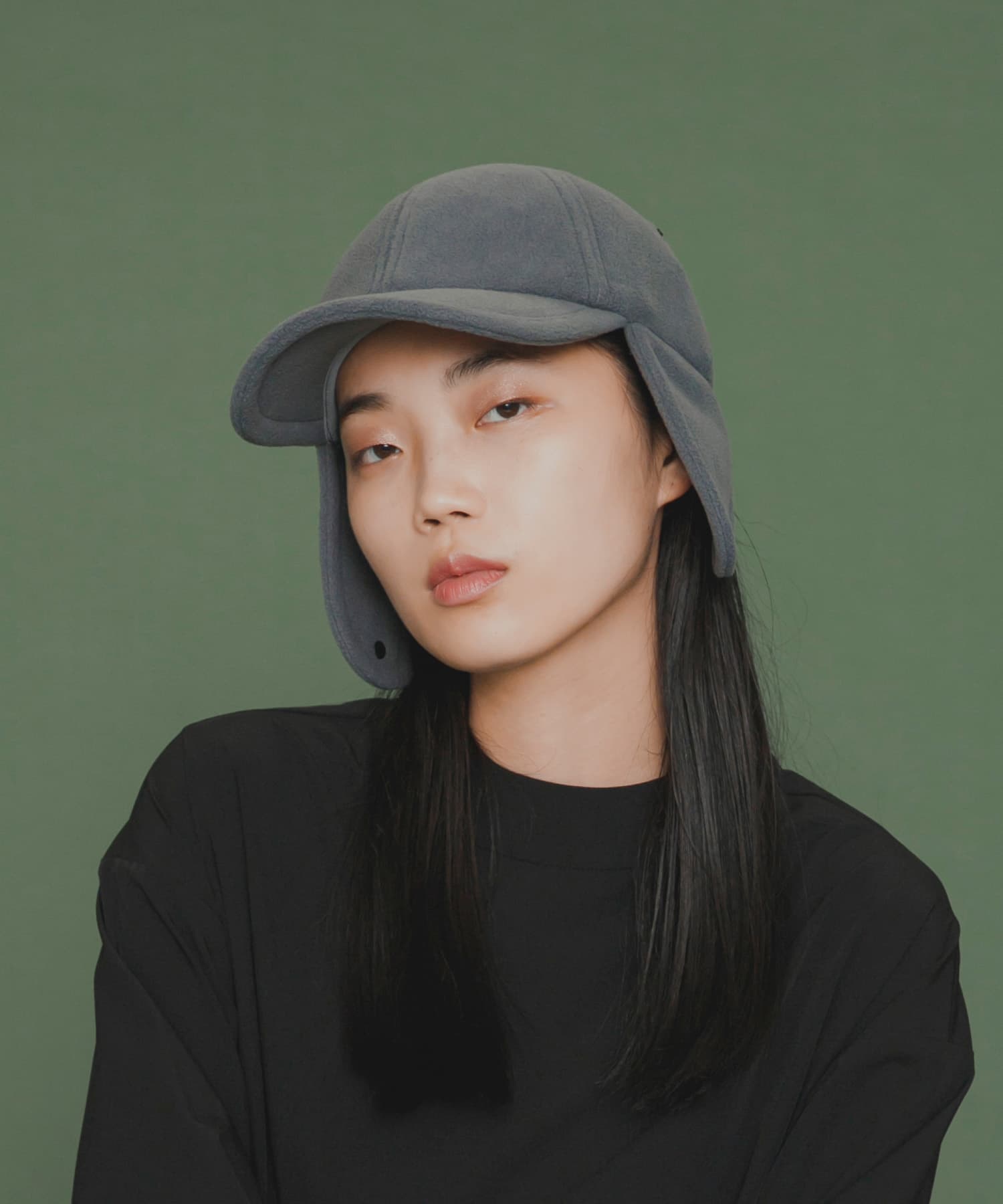 『WEB先行販売』『ユニセックス』Uiscel　フリースキャップ GRAY one