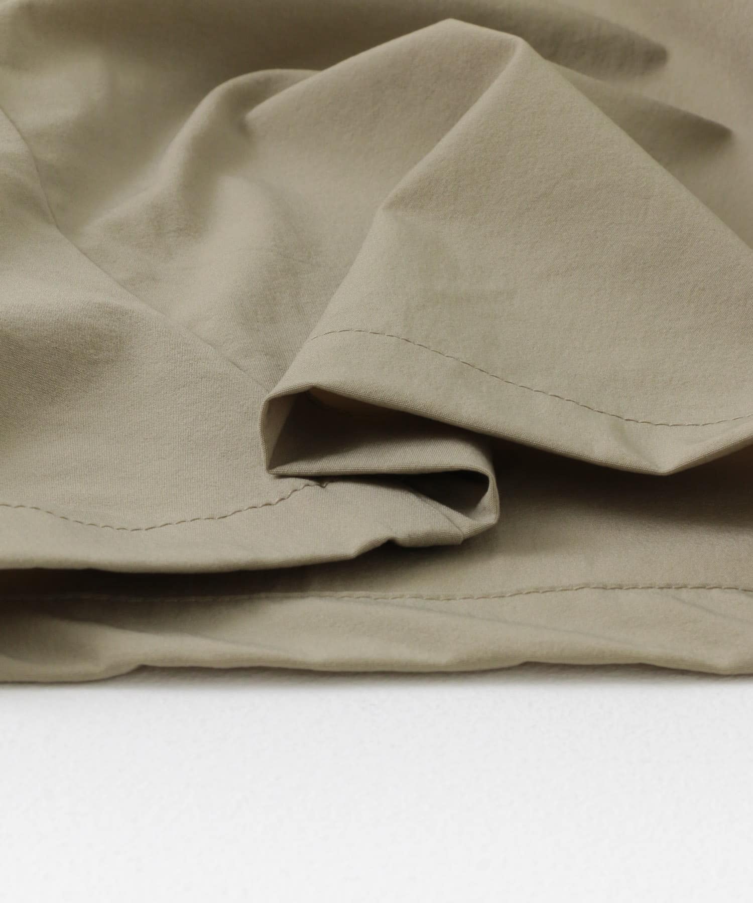 Uiscel　4WAYストレッチ2タックワイドパンツ BEIGE M