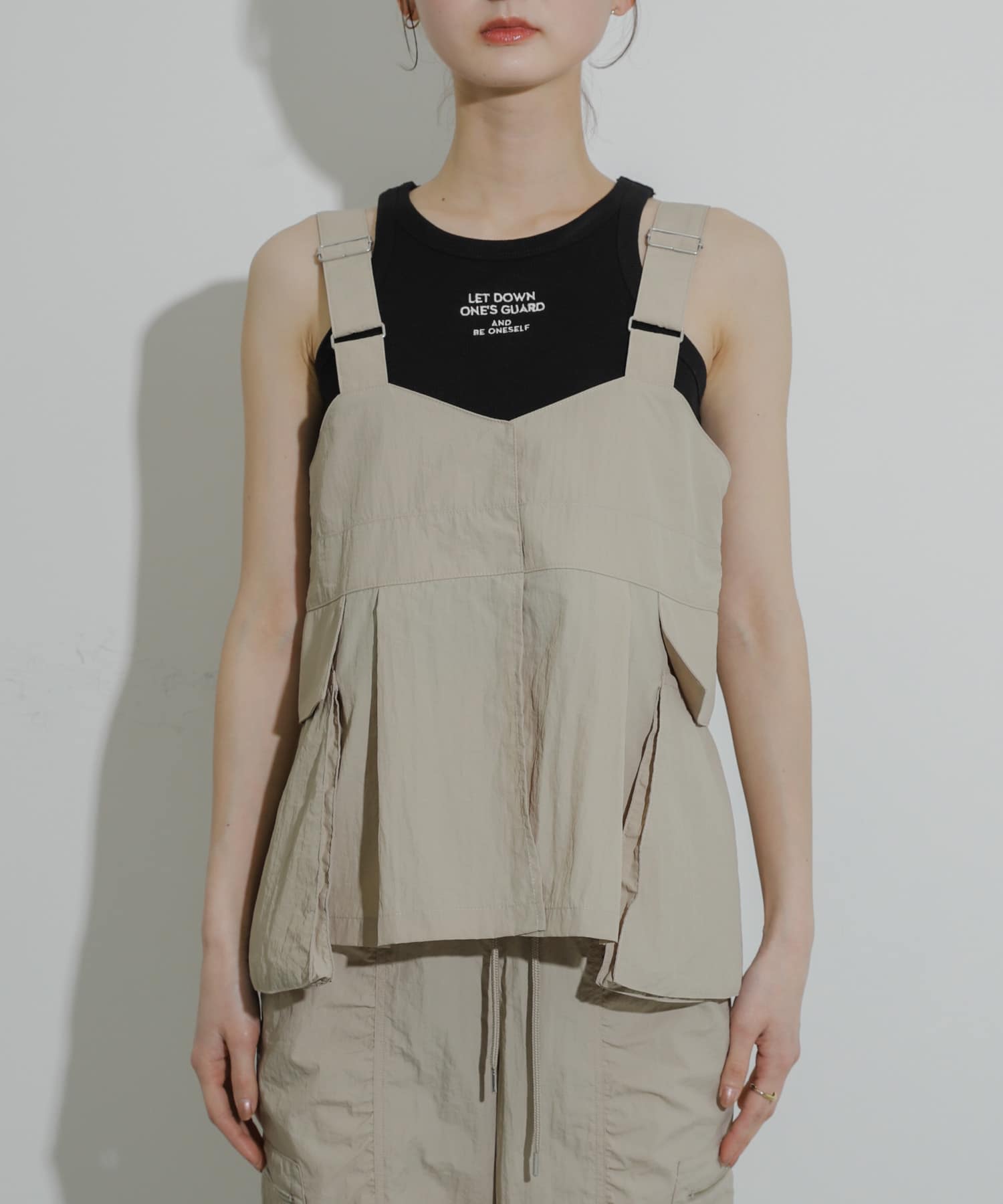 身長：169cm サイズ：one