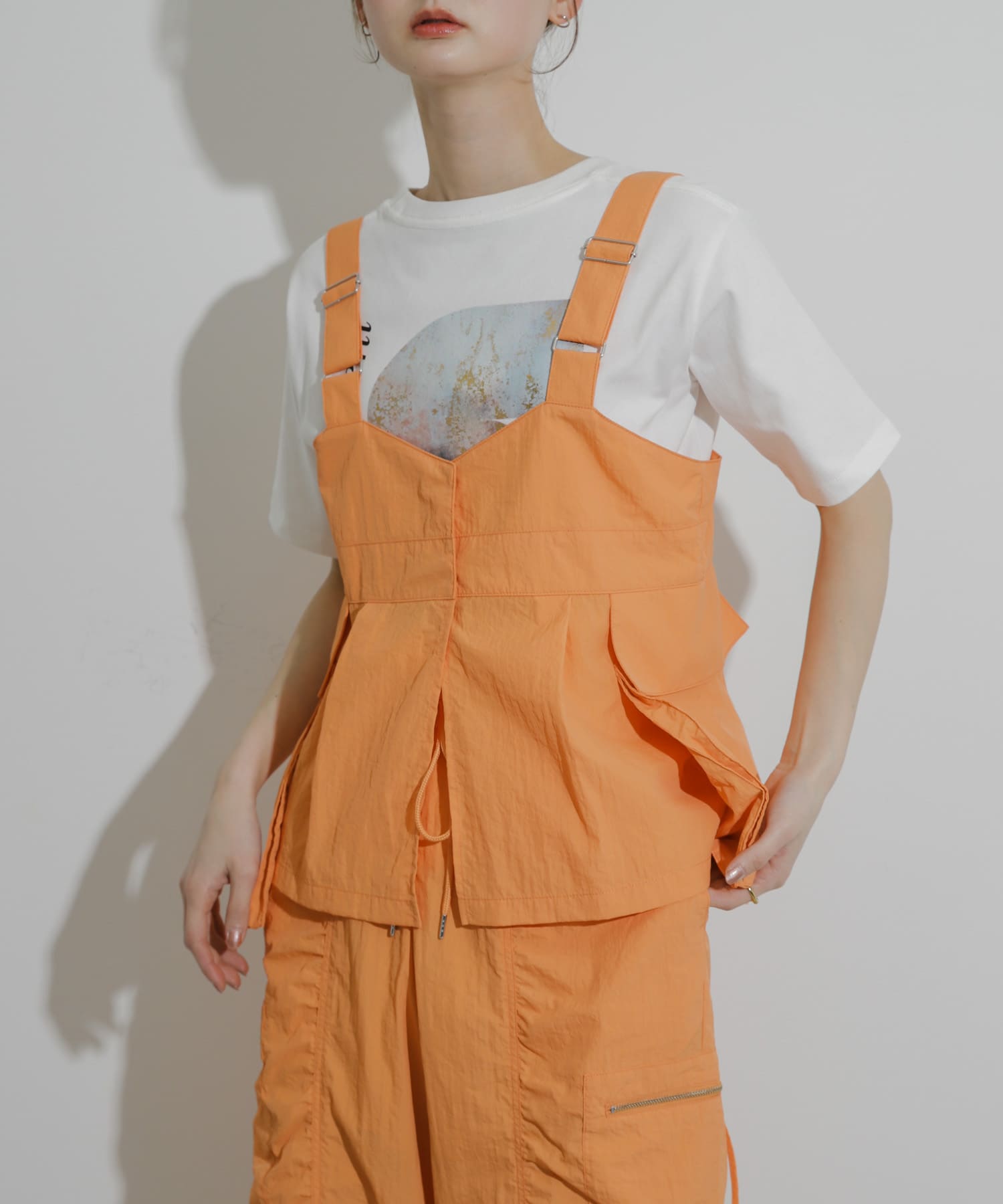 身長：169cm サイズ：one