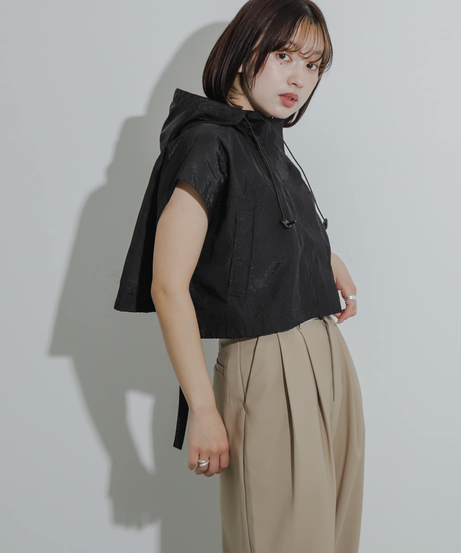 身長：158cm サイズ：one