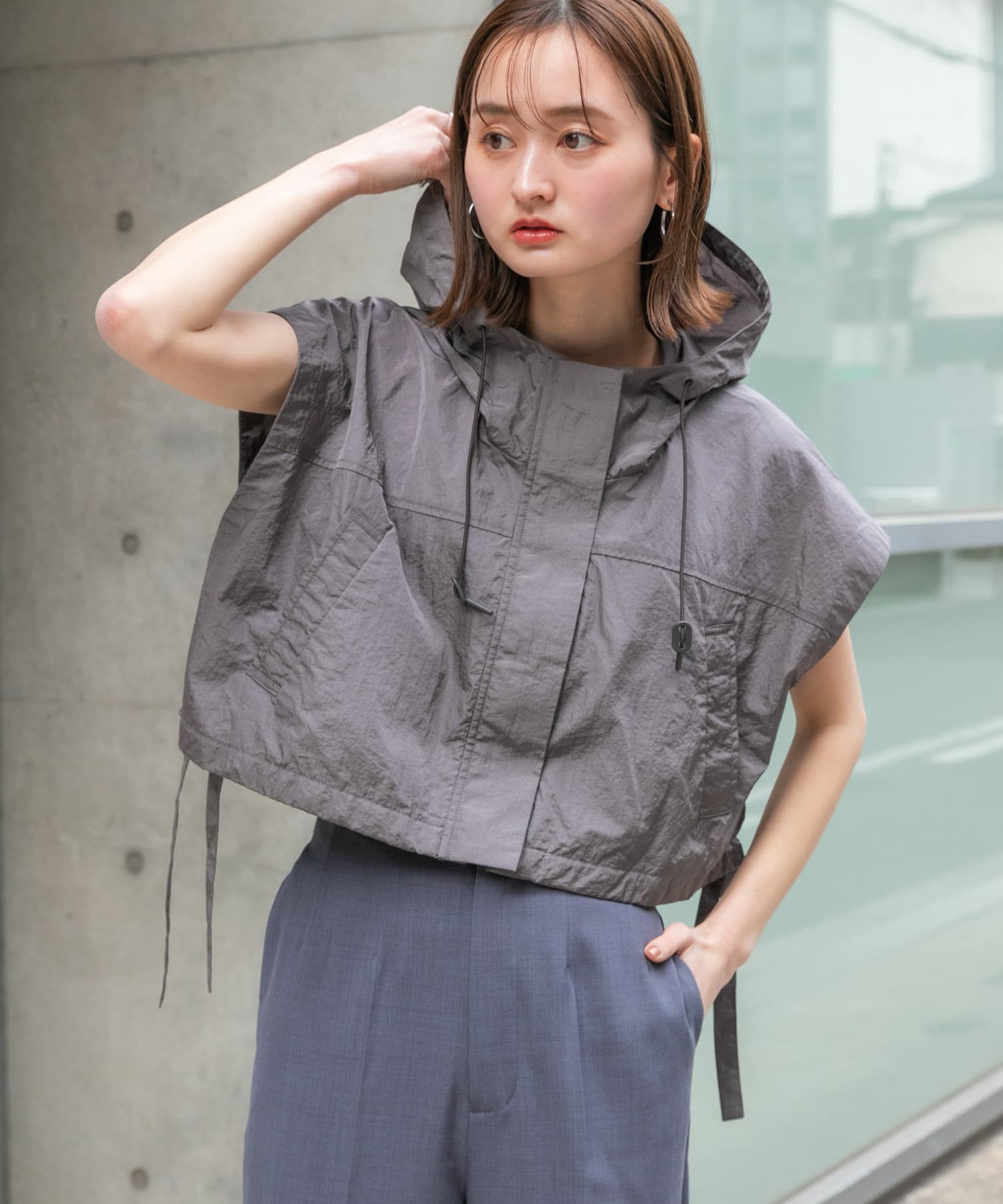 身長：169cm サイズ：one